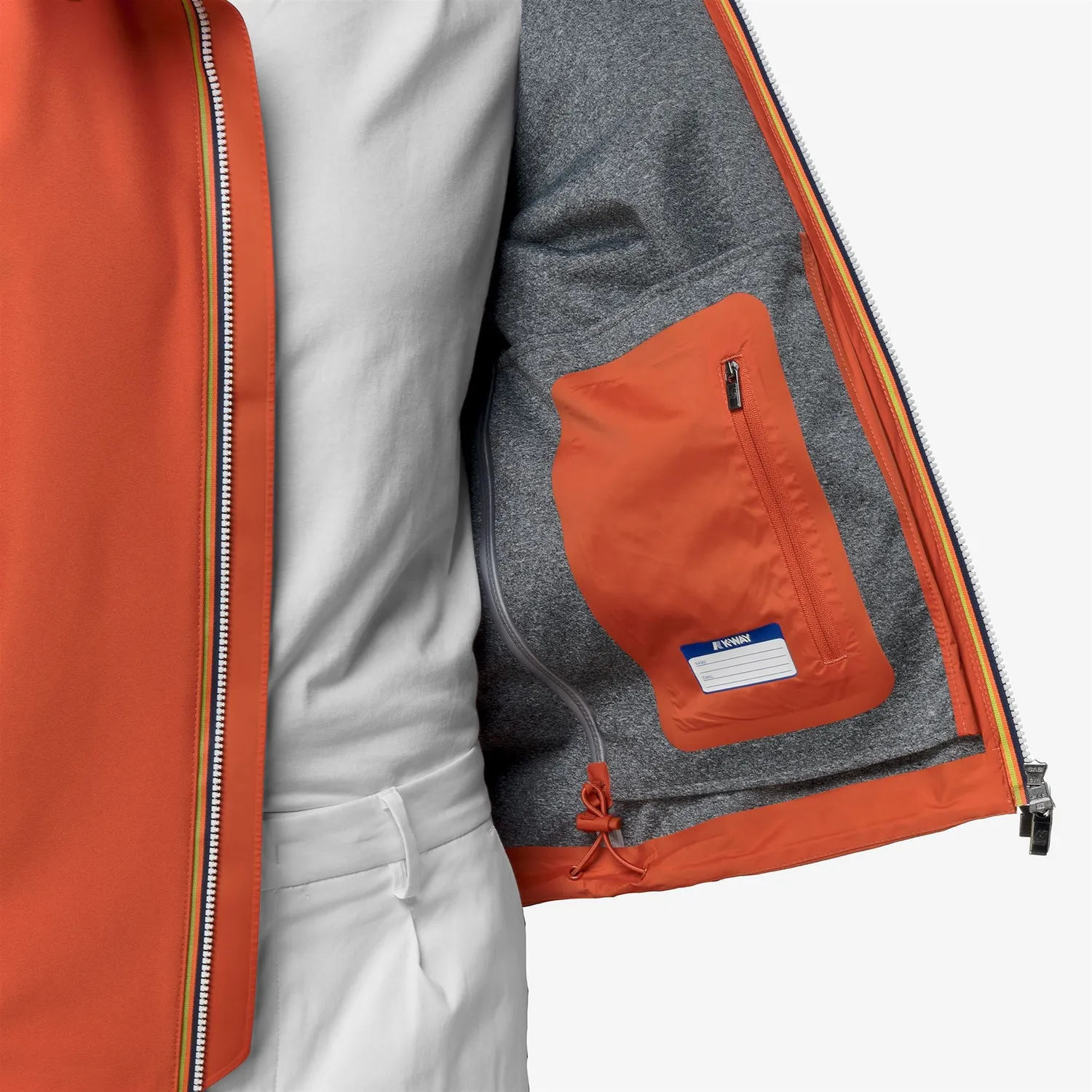 K-Way Jacko geacă bărbați Orange Brownish 10.000 mm