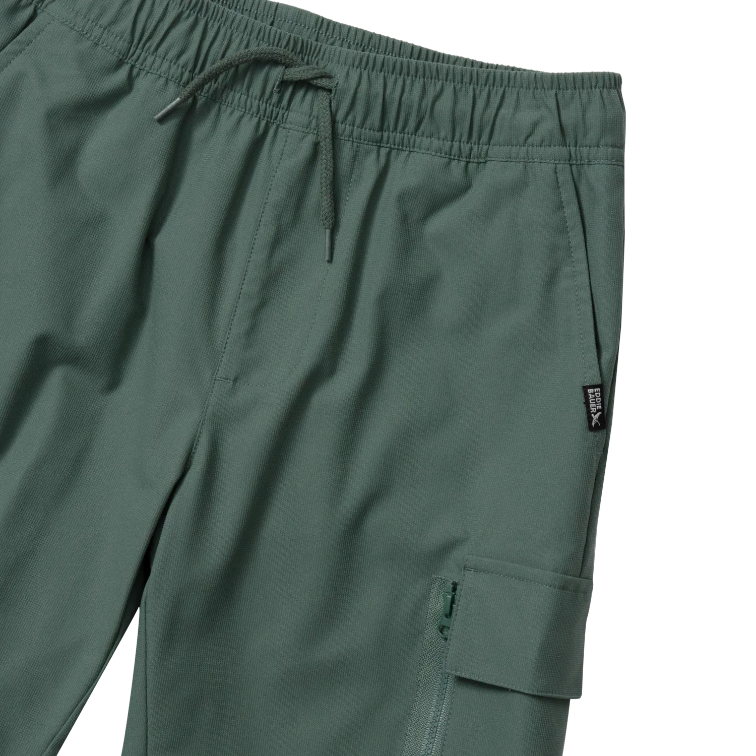 Eddie Bauer Cargo Hybrid pantaloni scurti baieti Kaki rapizi