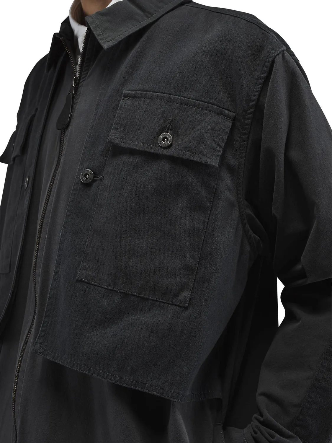 Alpha Industries P-44 cămașă overshirt charcoal bumbac