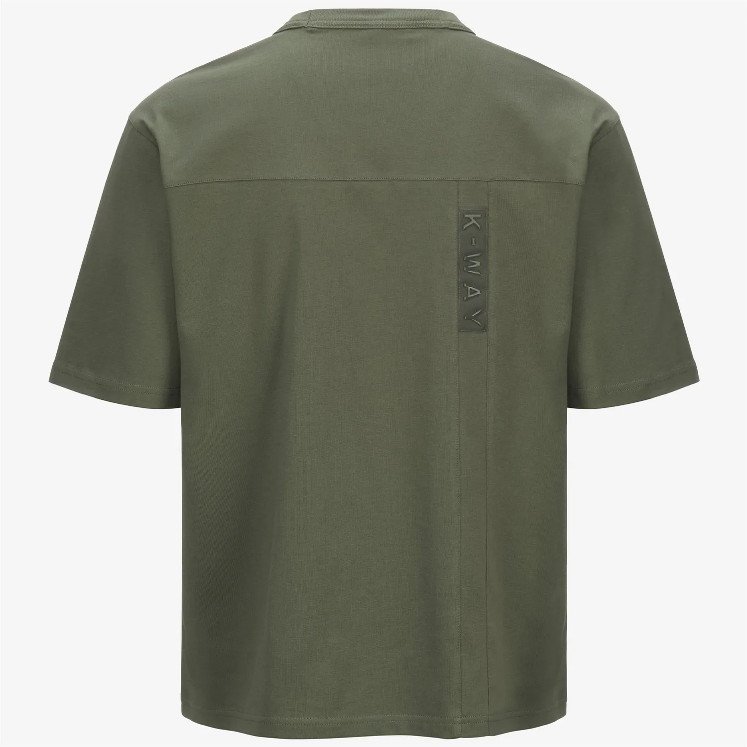 K-Way Fantome tricou barbati verde bumbac greu