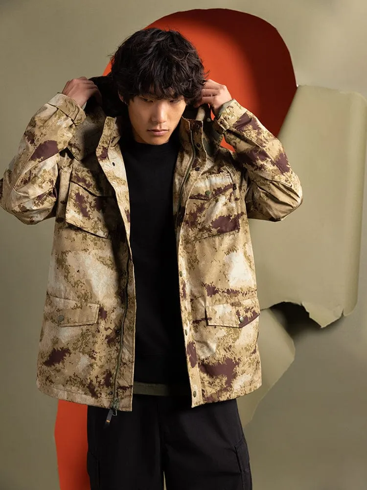 Alpha Industries M-65 Tactical palton verde camuflaj nailon