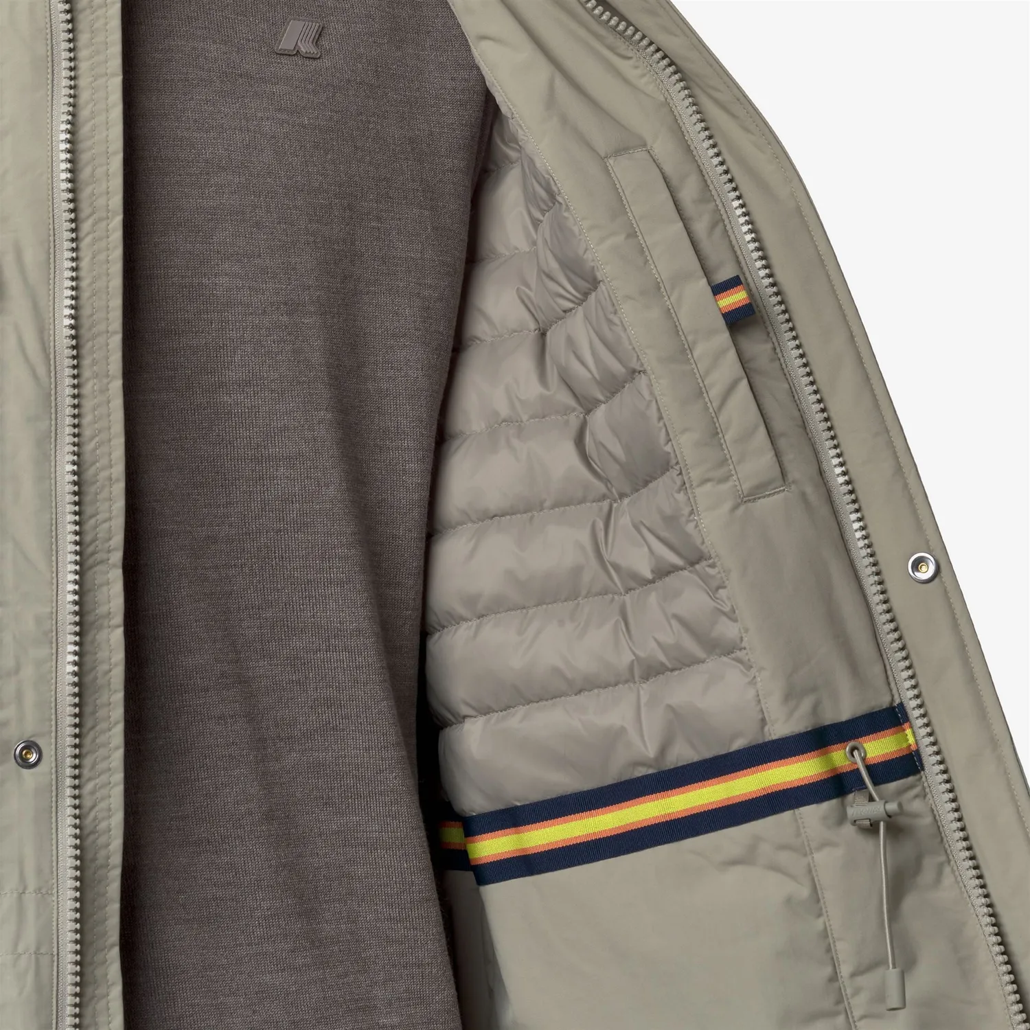 K-Way Warm Ottoman Manuel palton barbati verde