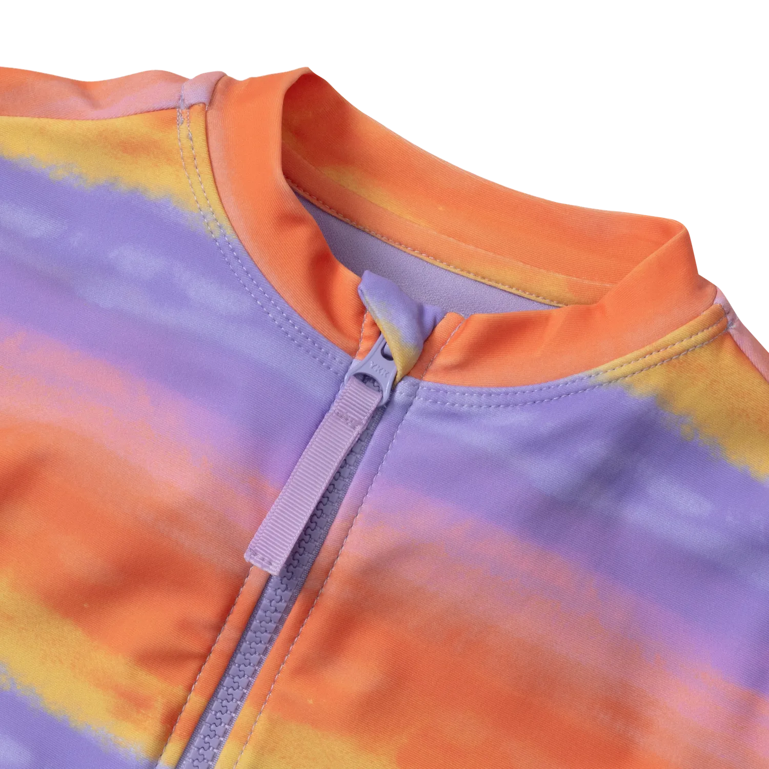 Eddie Bauer Sea Spray SS One PC Zip Front costum baie lavender mânecă lungă