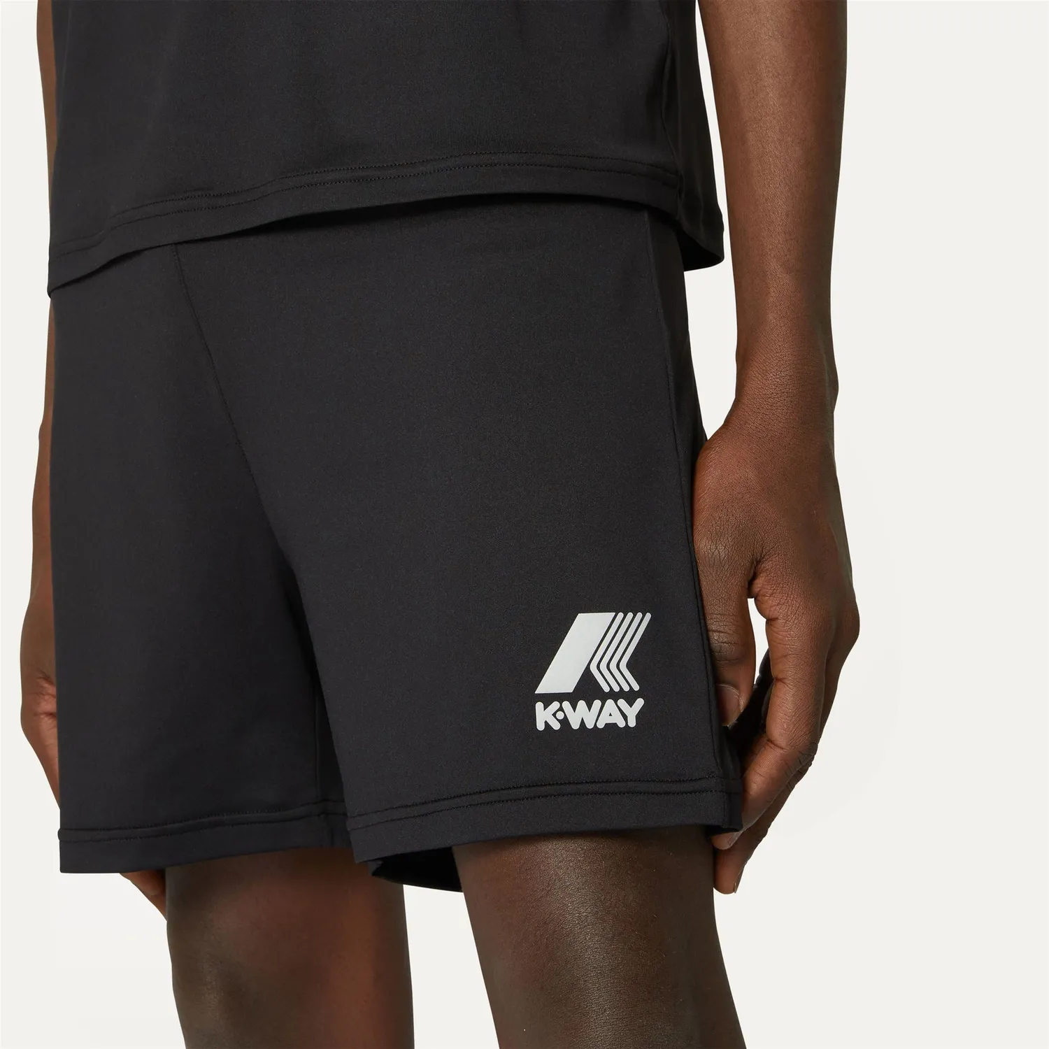 K-Way Tyler short sport barbati negru stretch