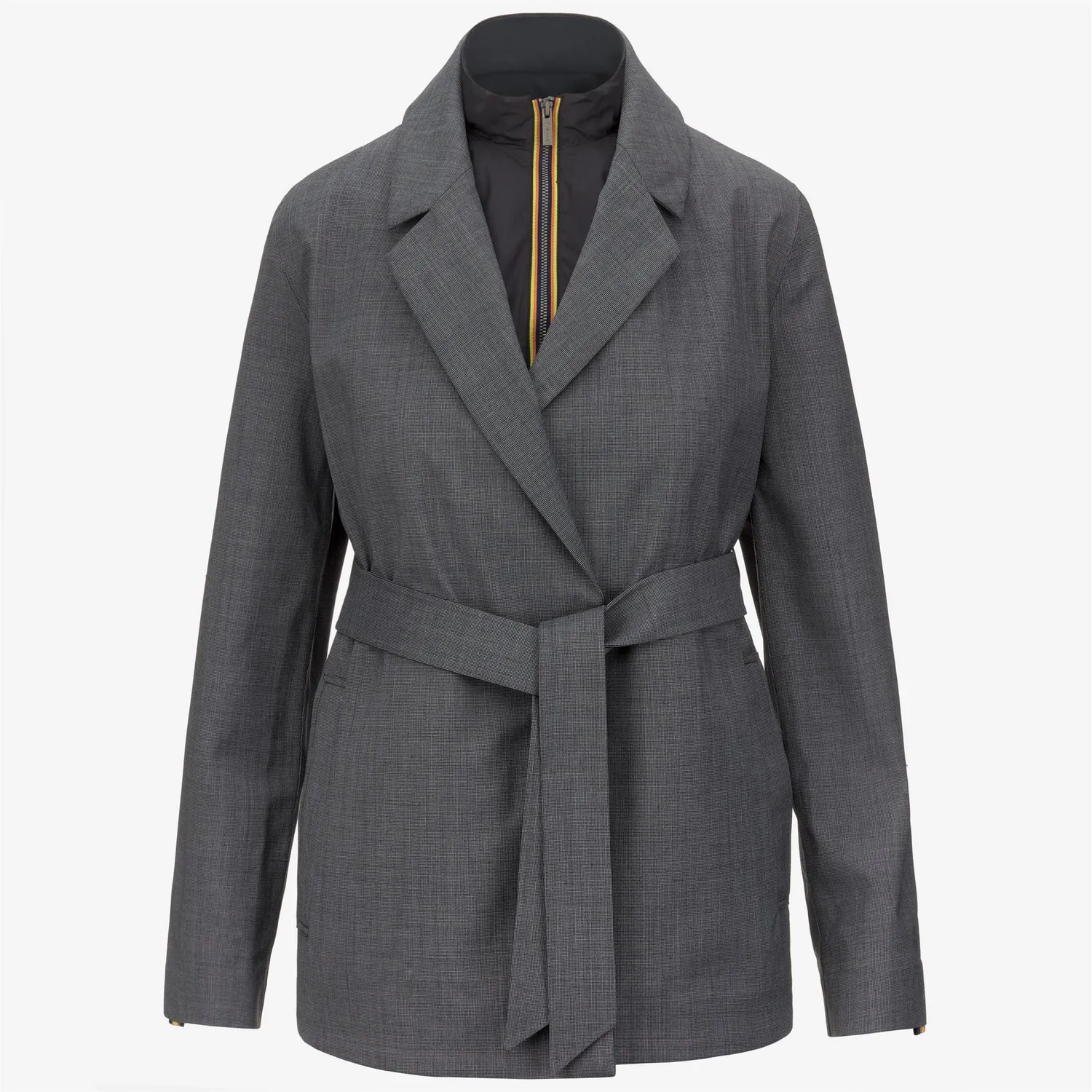 K-Way Jory 3L Wool Grisaille jachetă damă gri elegantă