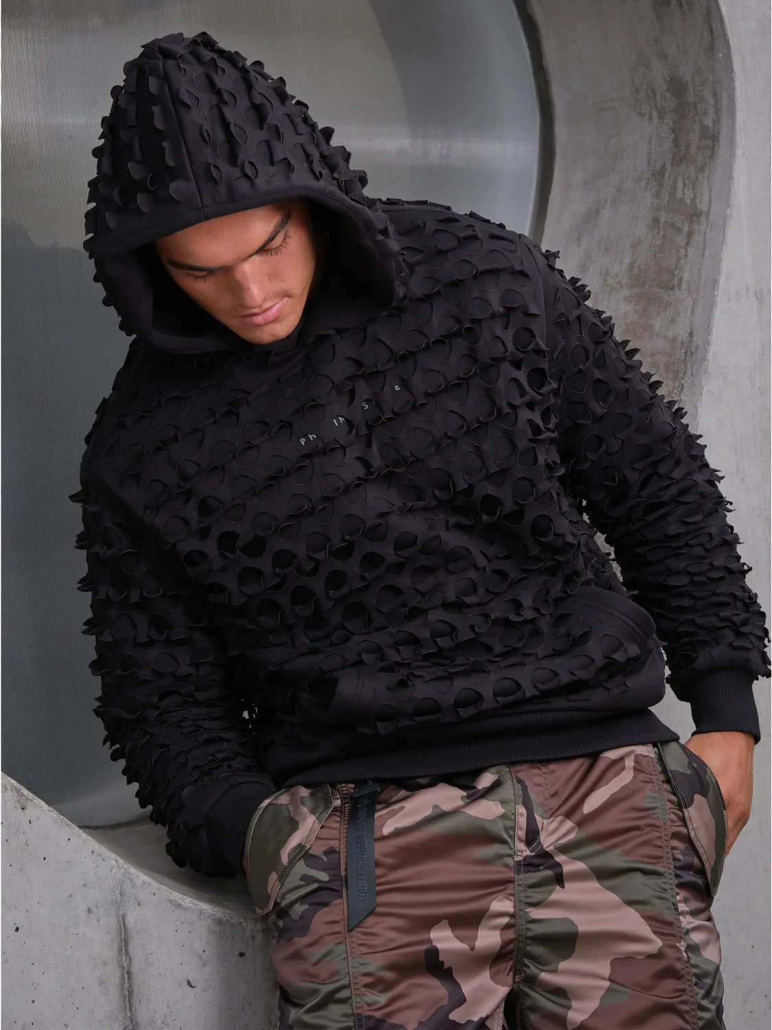Alpha Industries ULCANS hanorac negru calduros 330 gsm