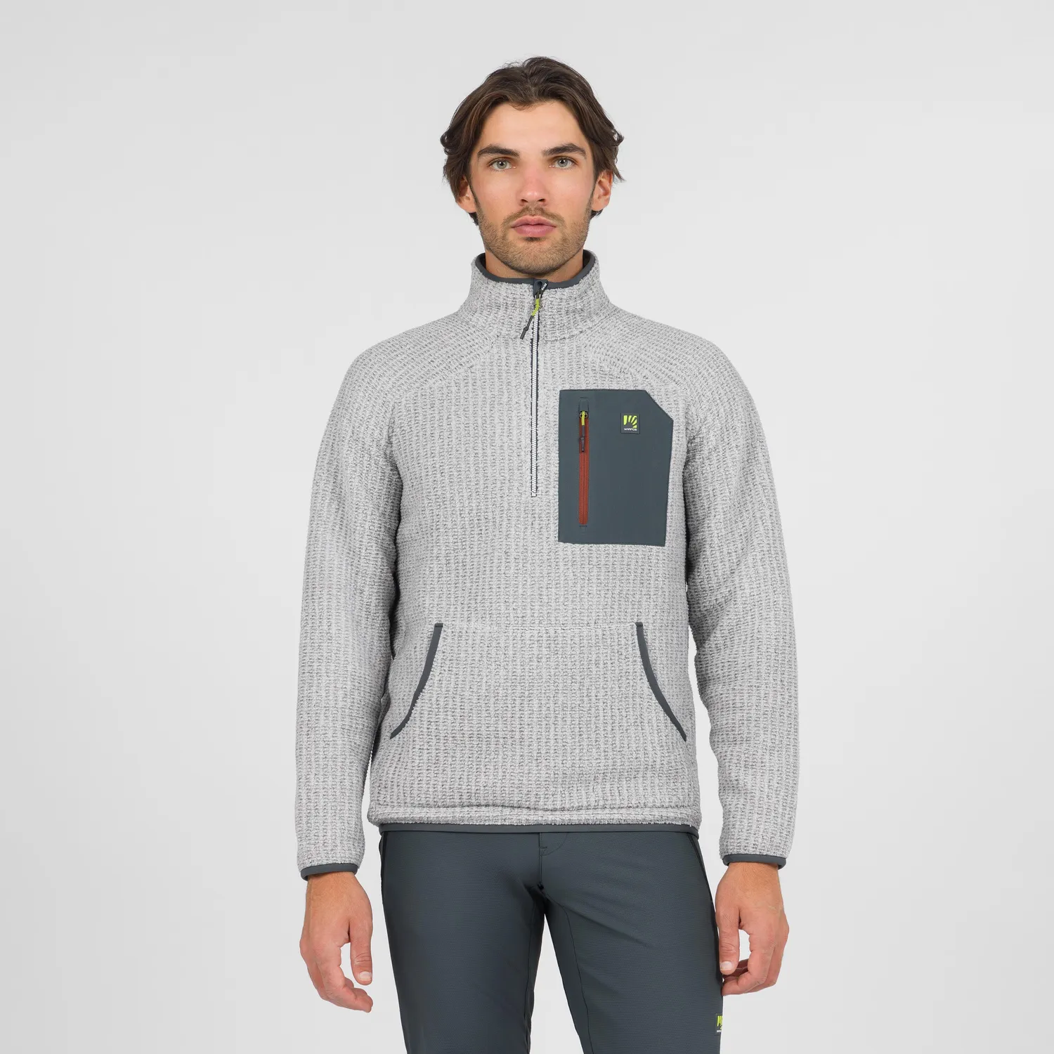 Karpos Rocchetta Half Zip bluză fleece buzunar cangur