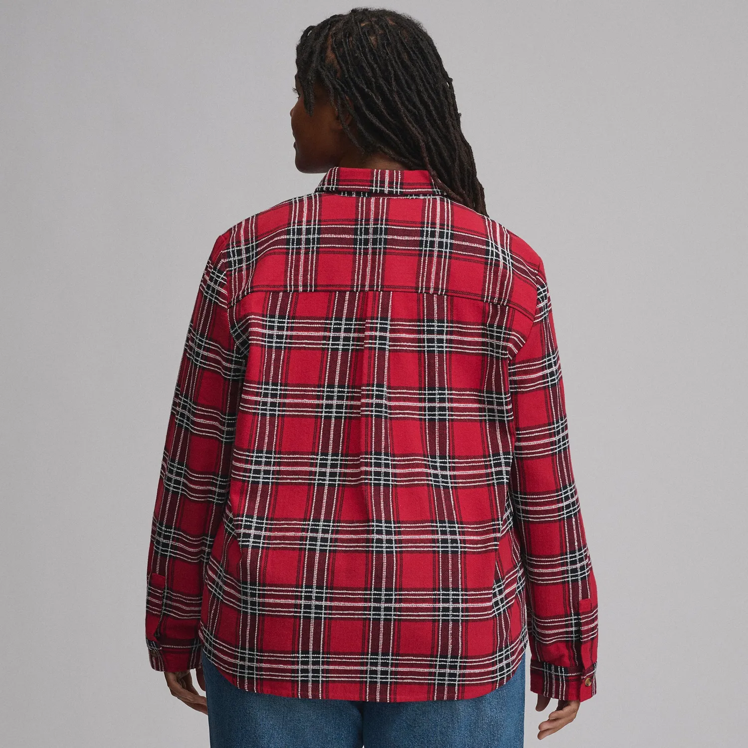 Eddie Bauer Heritage Soft Classic Novelty Flannel camasa Cardinal