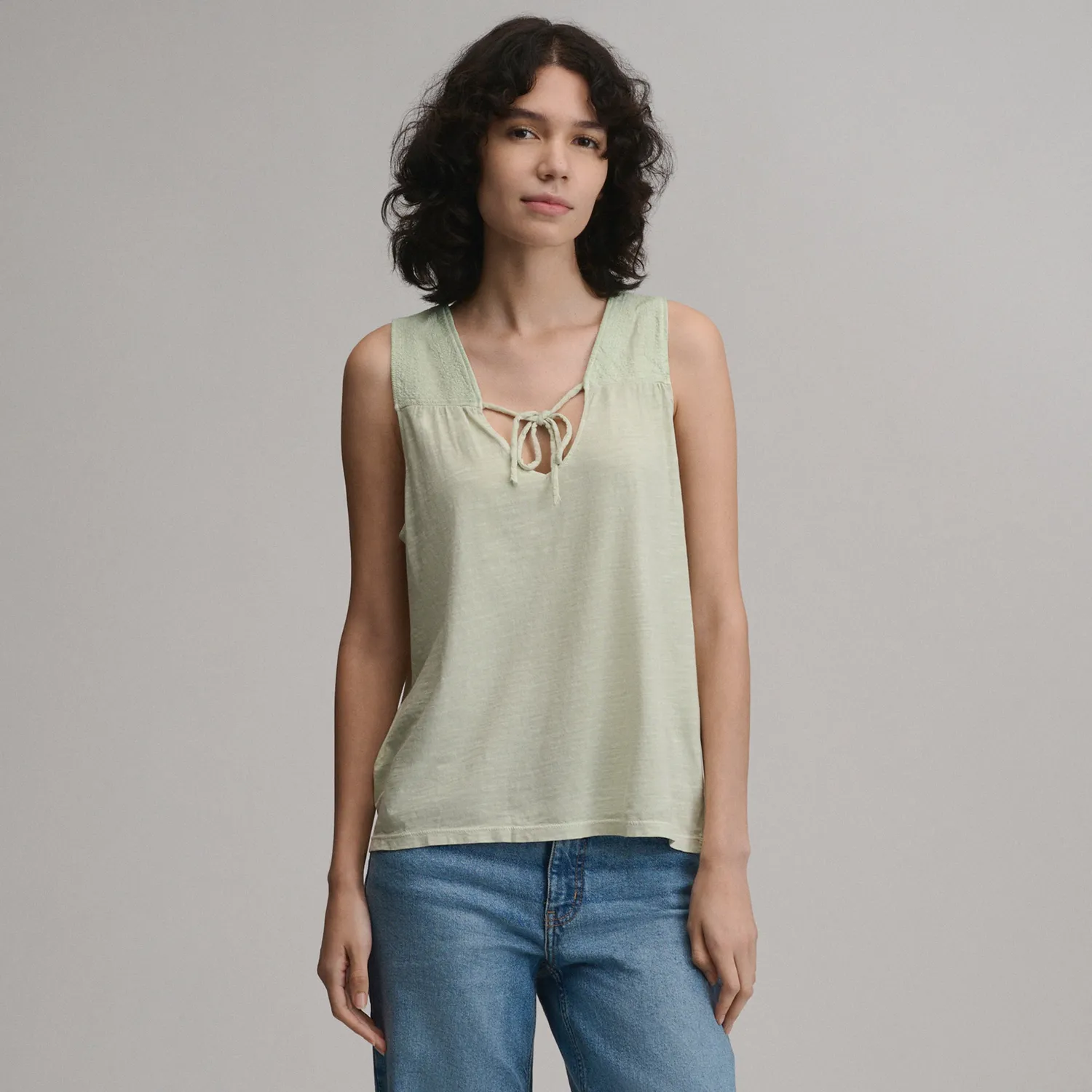 Eddie Bauer Sunwashed Cotton maiou dama Cosmos bumbac