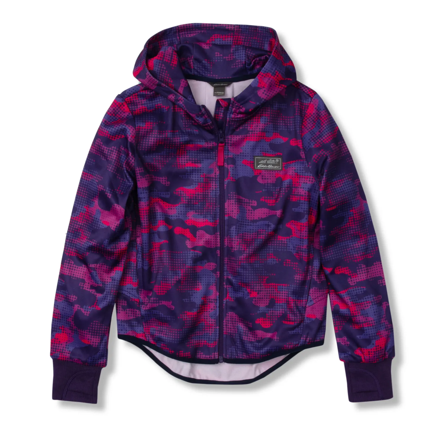 Eddie Bauer Trail Active Print hanorac fete bleumarin cu fermoar