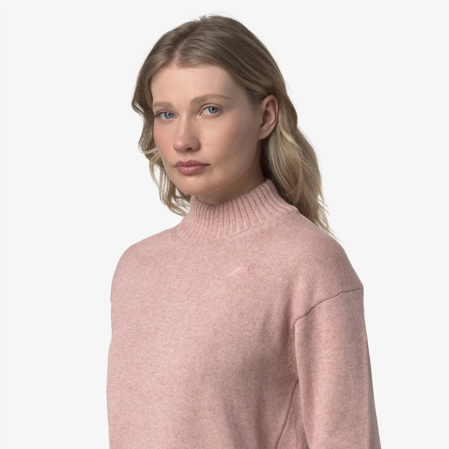K-Way Agata Cotton Cashmere pulover dama roz bumbac