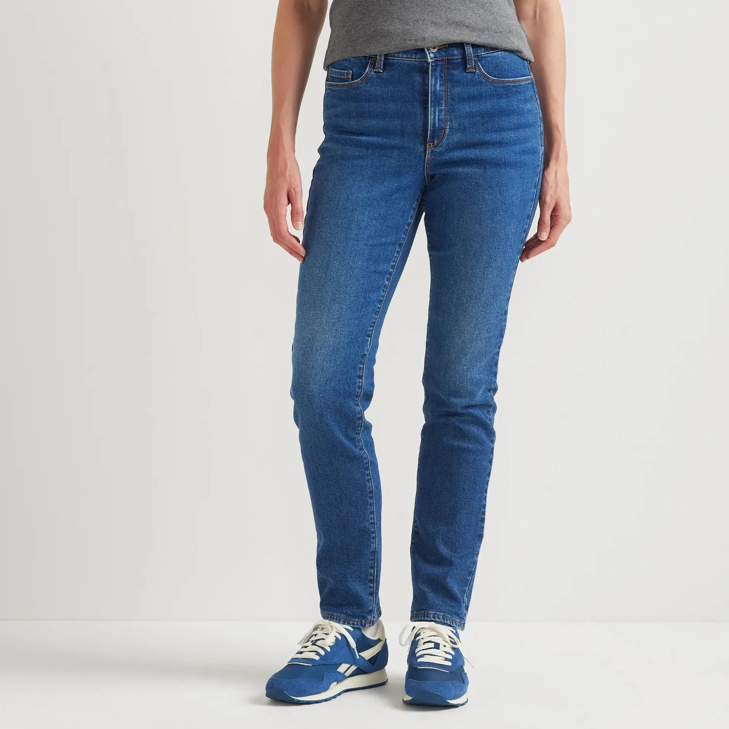 Eddie Bauer Venture Stretch blugi damă fleece negri călduroși