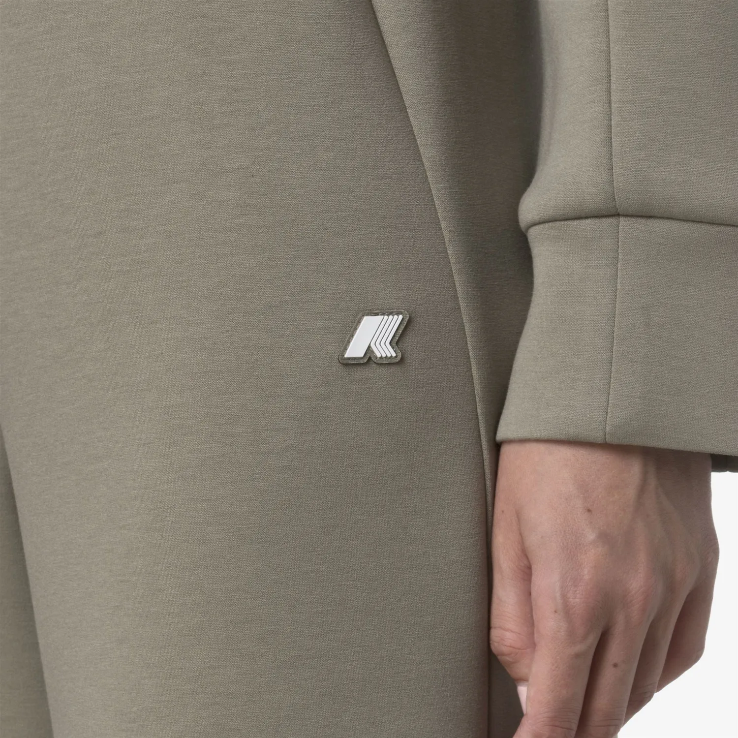 K-Way Loire Light Spacer pantaloni damă verzi evazați