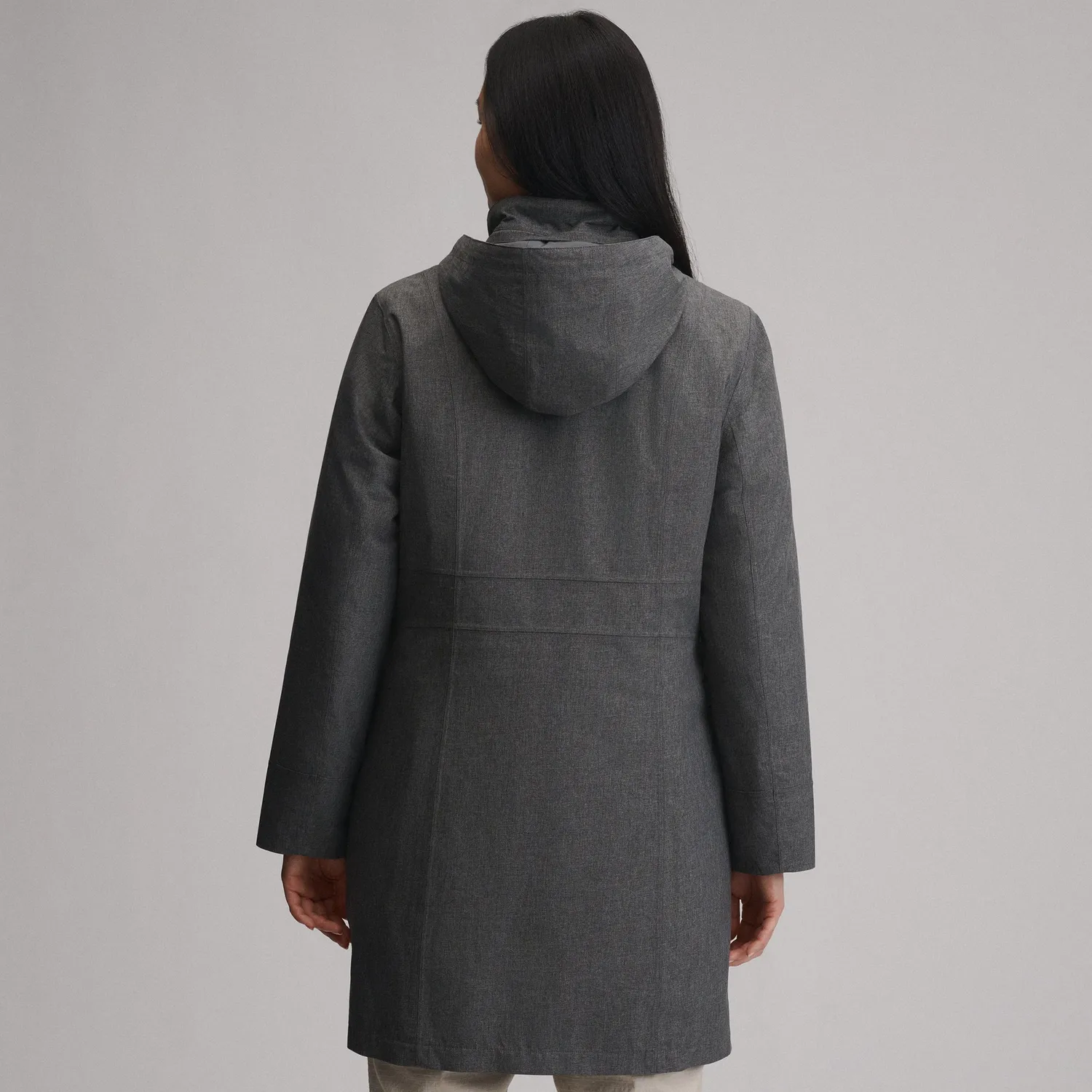Eddie Bauer Girl on the Go Insulated Trench palton negru