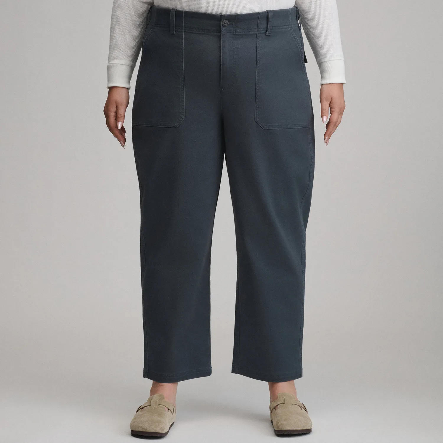 Eddie Bauer Utility Twill pantaloni dama Storm twill