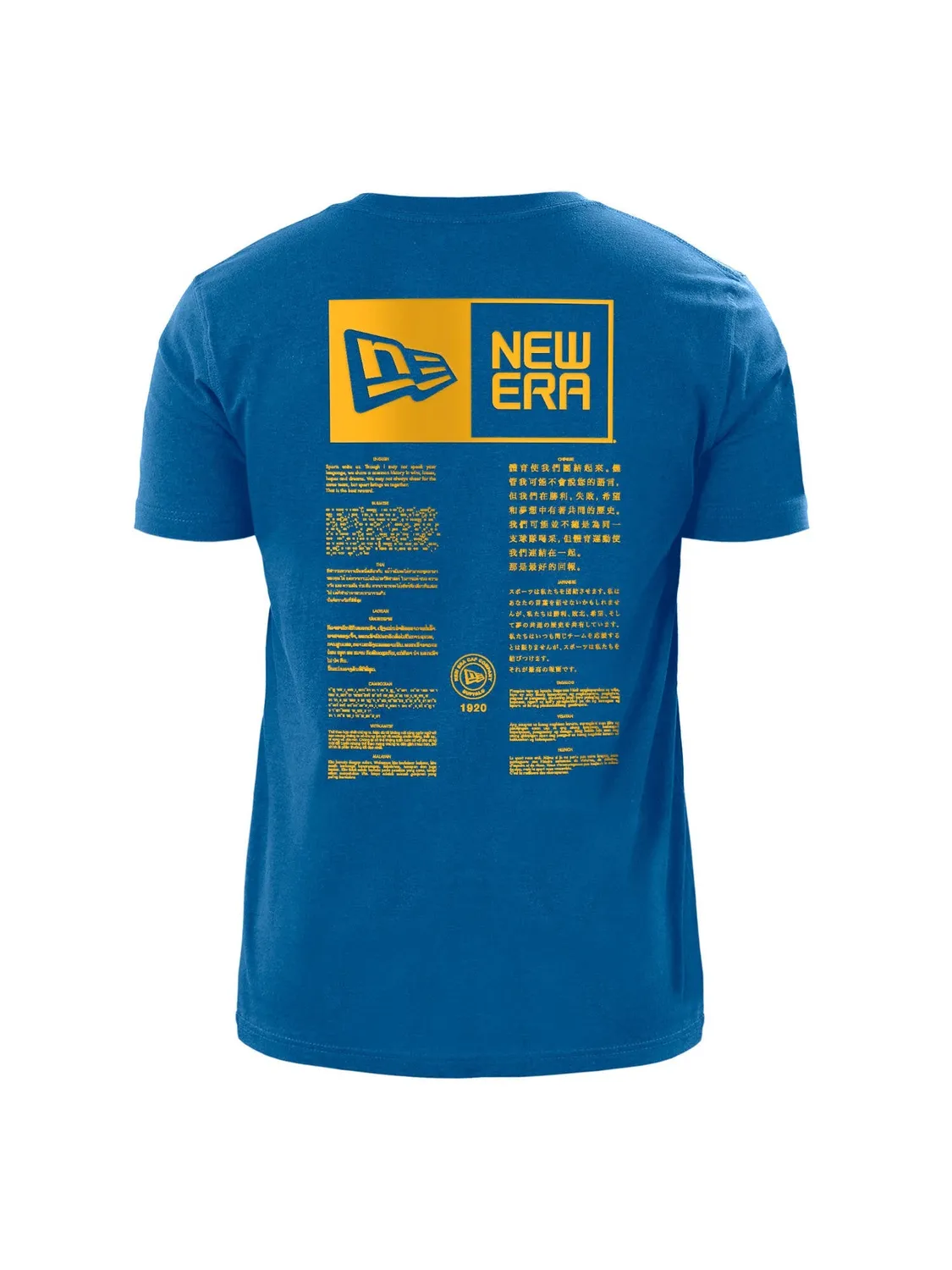 Alpha Industries Chargers New Era tricou albastru bumbac