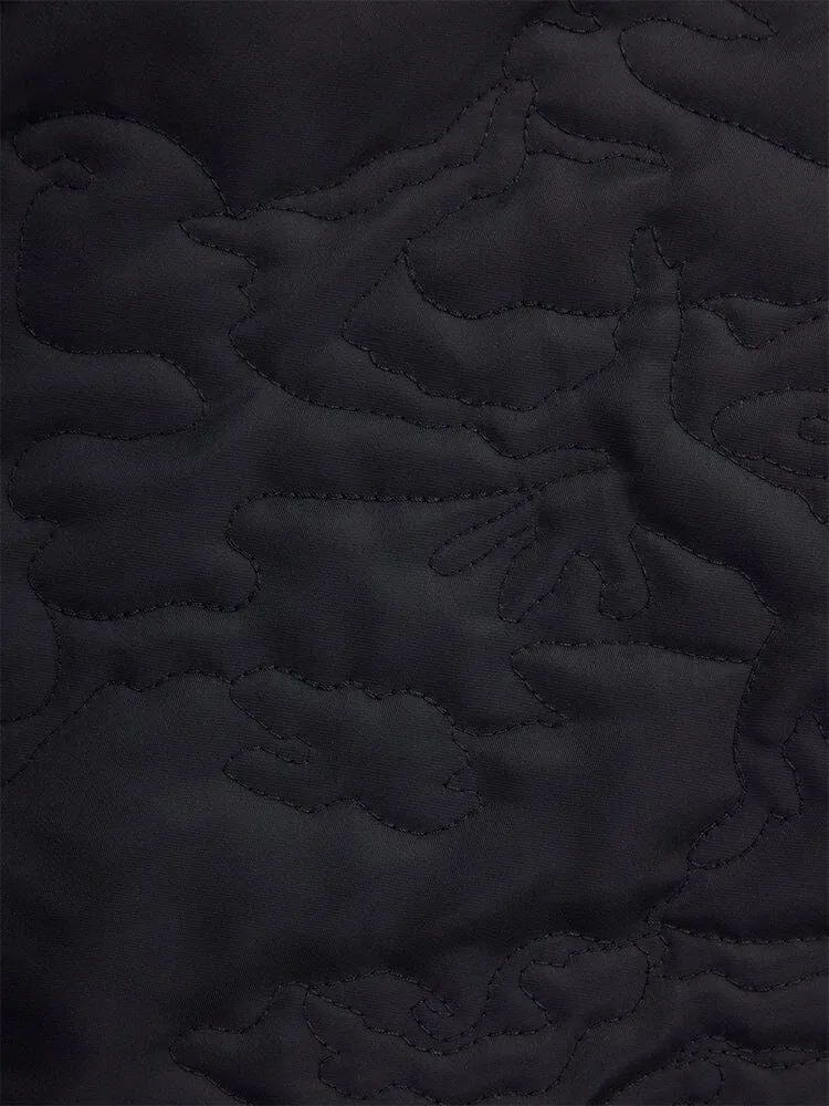 Alpha Industries Camo Quilted MA-1 bomber geacă neagră matlasată