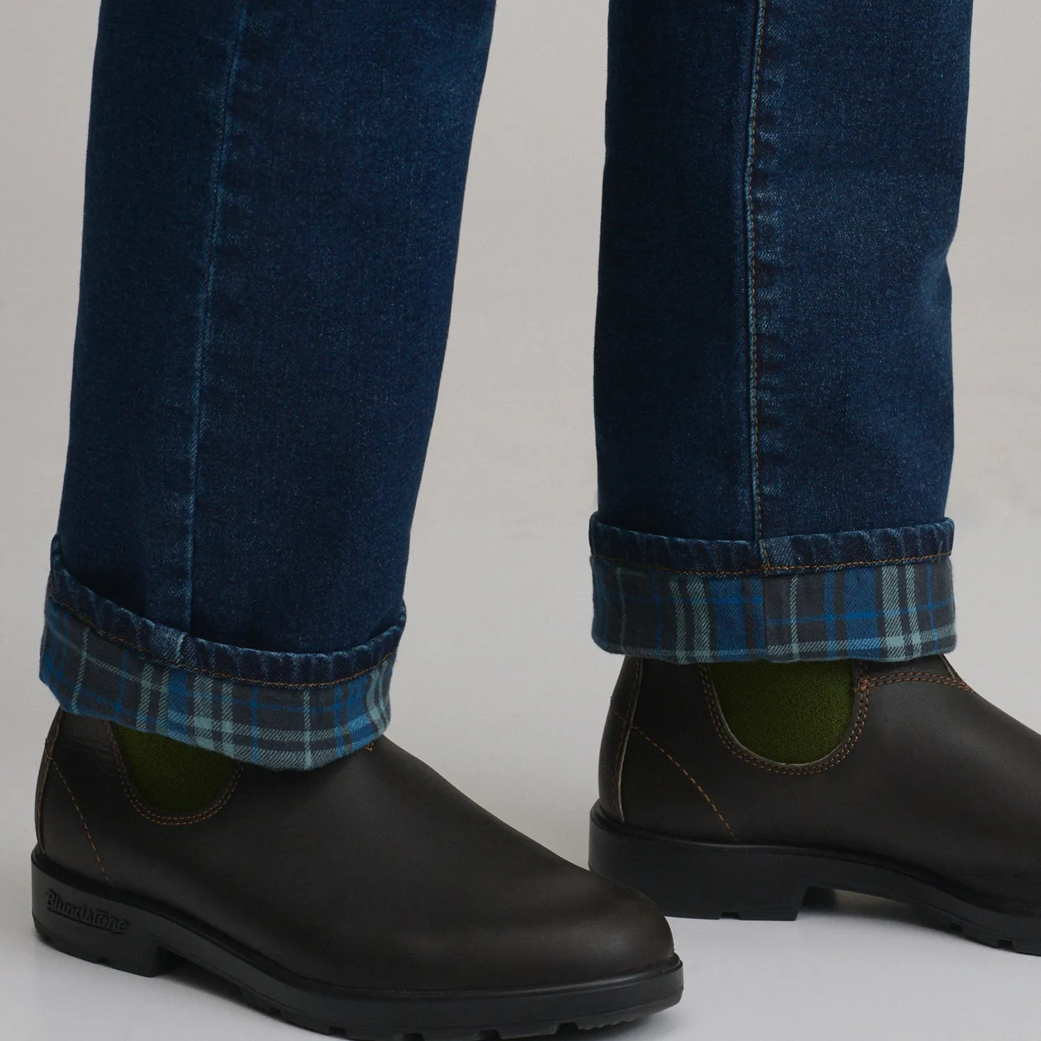 Eddie Bauer Eddie's Flex blugi barbati Pacific Blue flanel