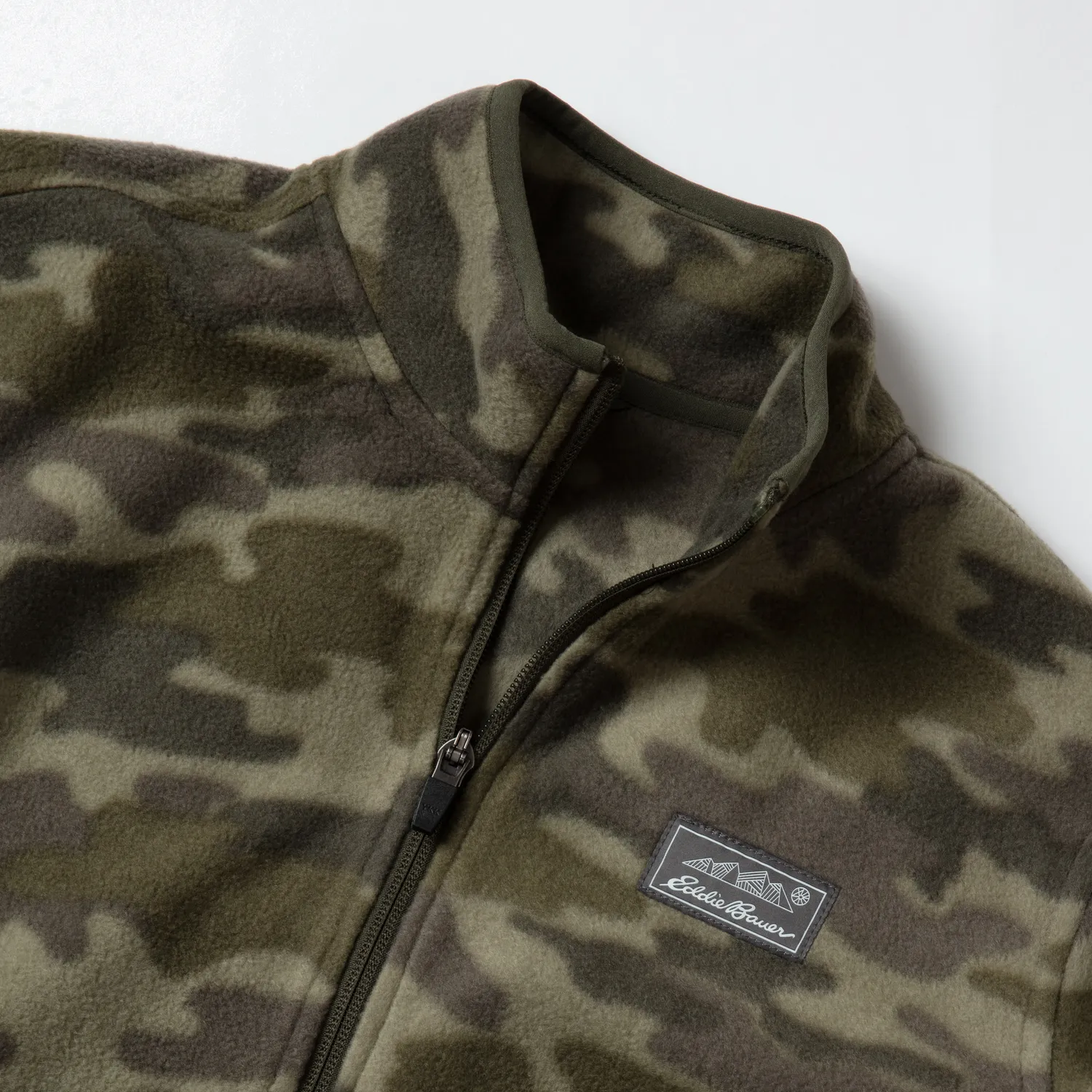 Eddie Bauer Quest Fleece hanorac baieti Green Camo