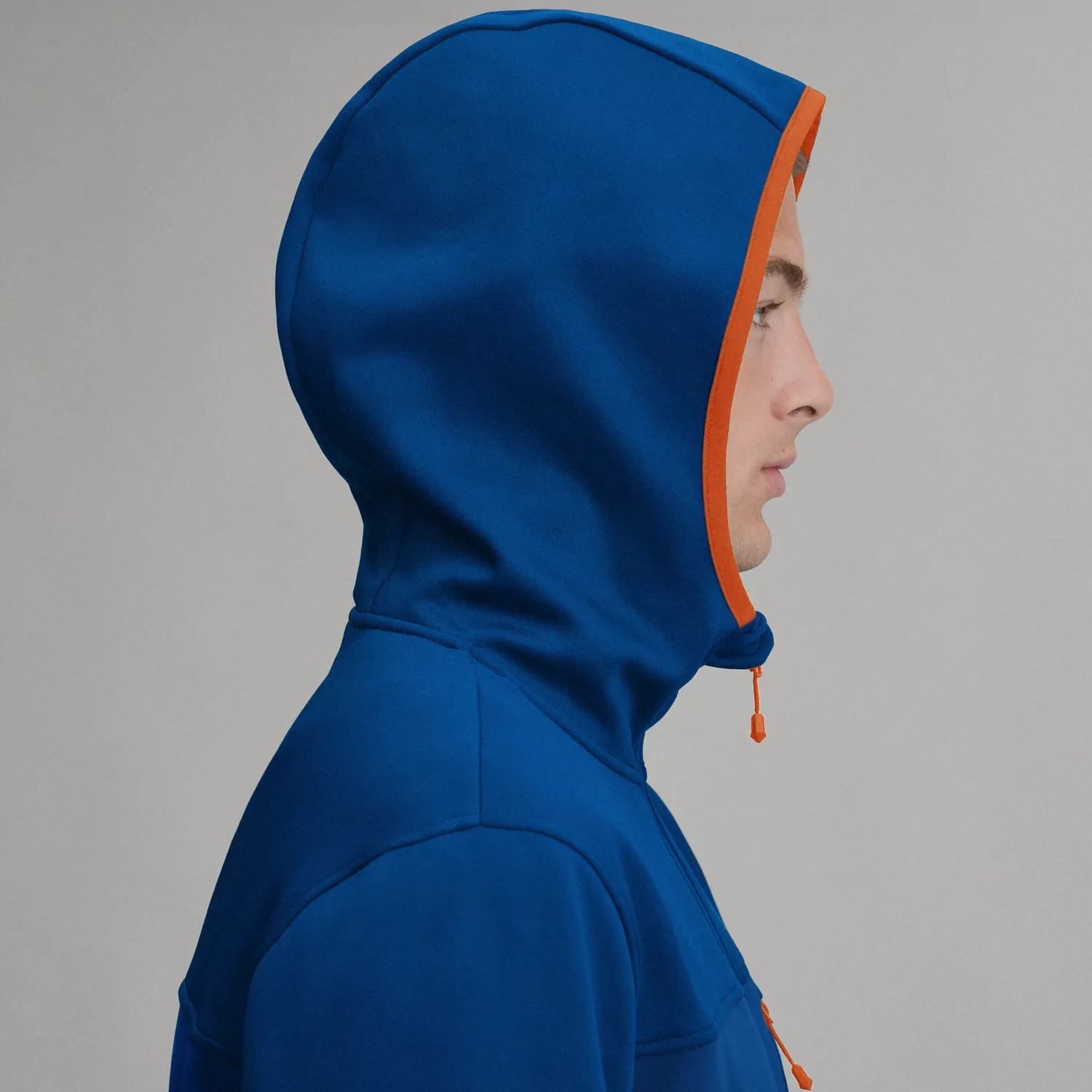 Eddie Bauer Tech Fleece hanorac bărbați albastru fermoar