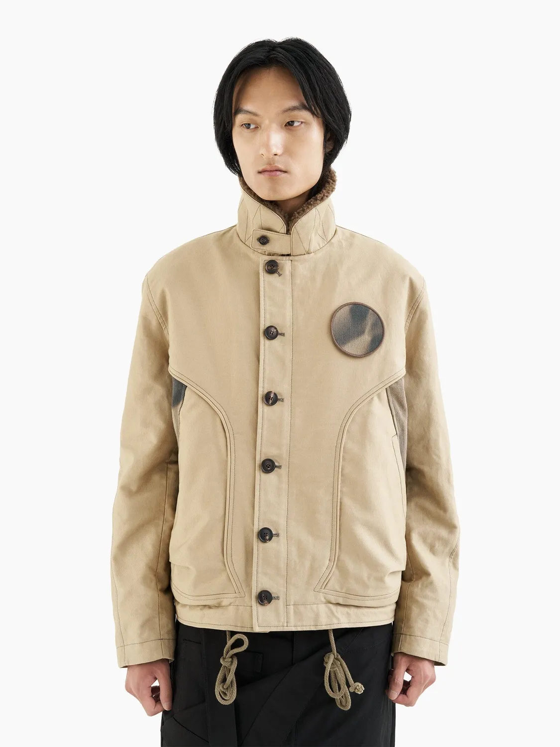 Alpha Industries Jiyongkim Deck geaca verde groasă călduros