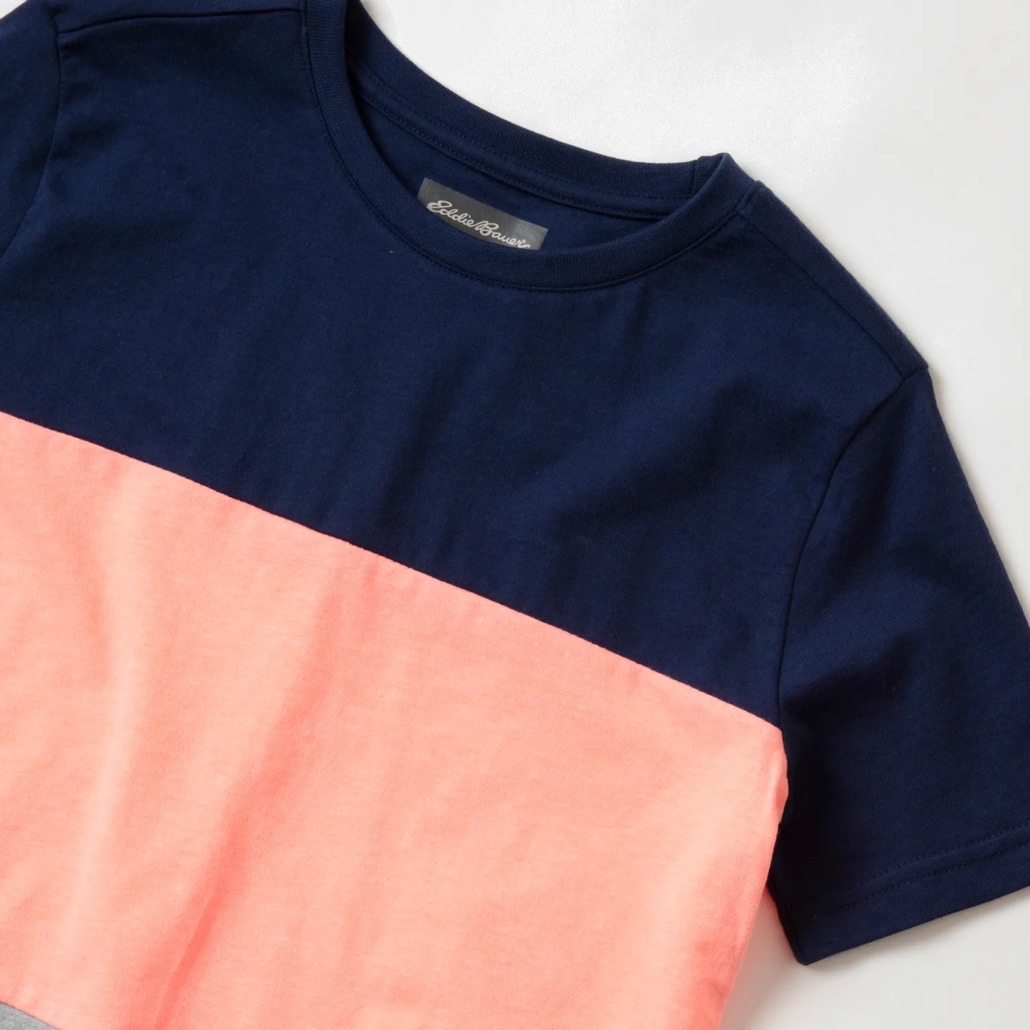 Eddie Bauer Colorblock tricou băieți NAVY BLUE