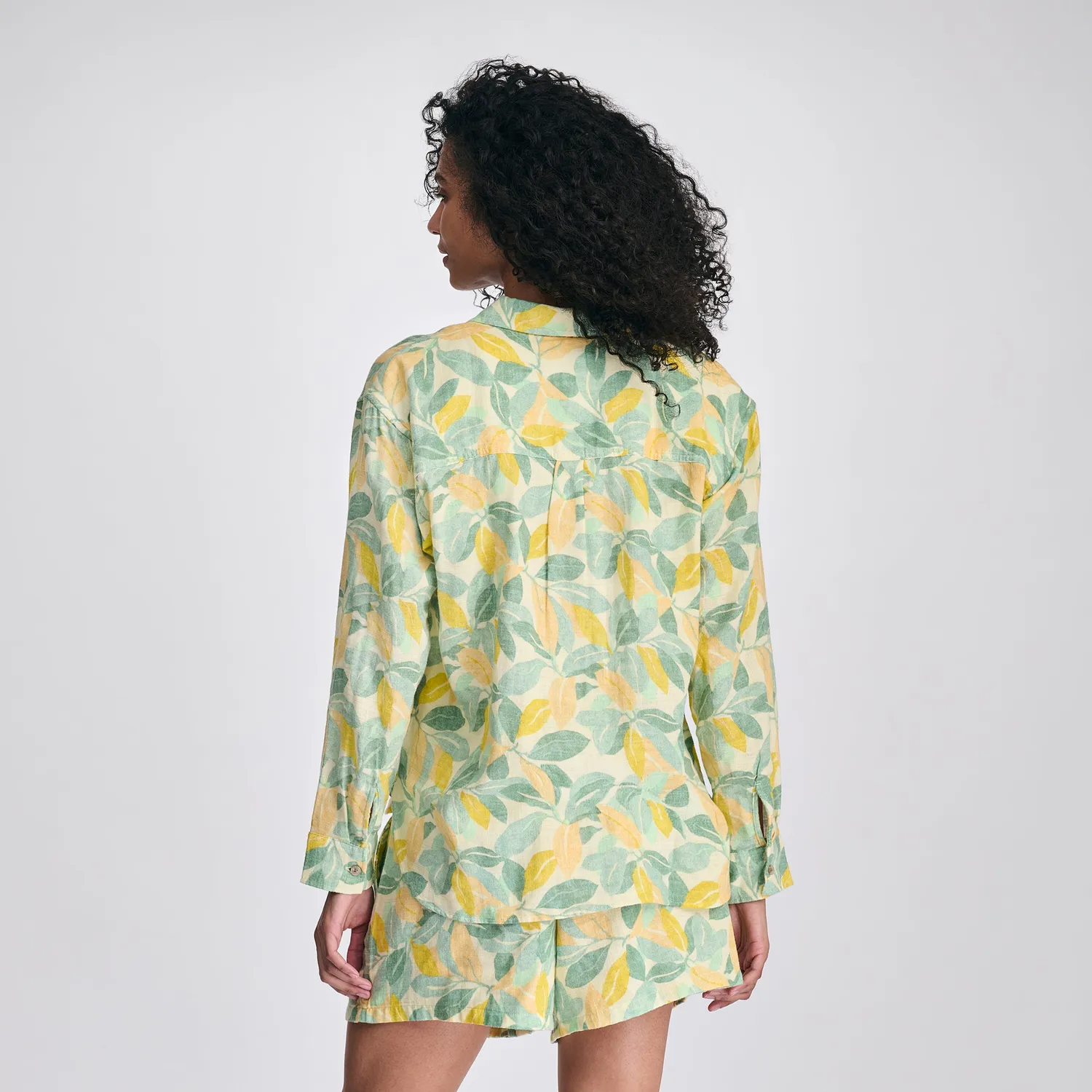 Eddie Bauer Woven Printed camasa dama bumbac maneca lunga