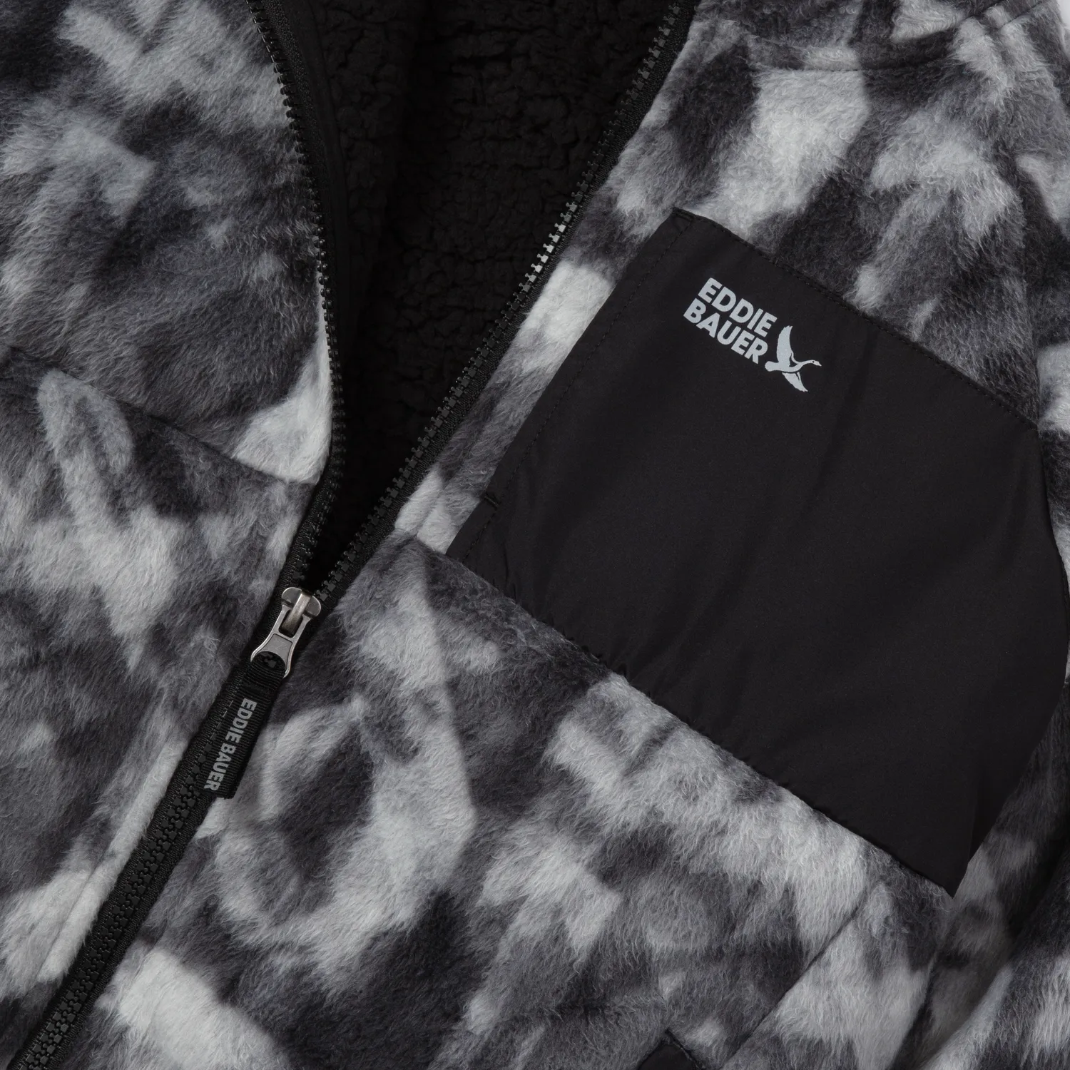 Eddie Bauer Quest Fleece geaca copii Black captusita