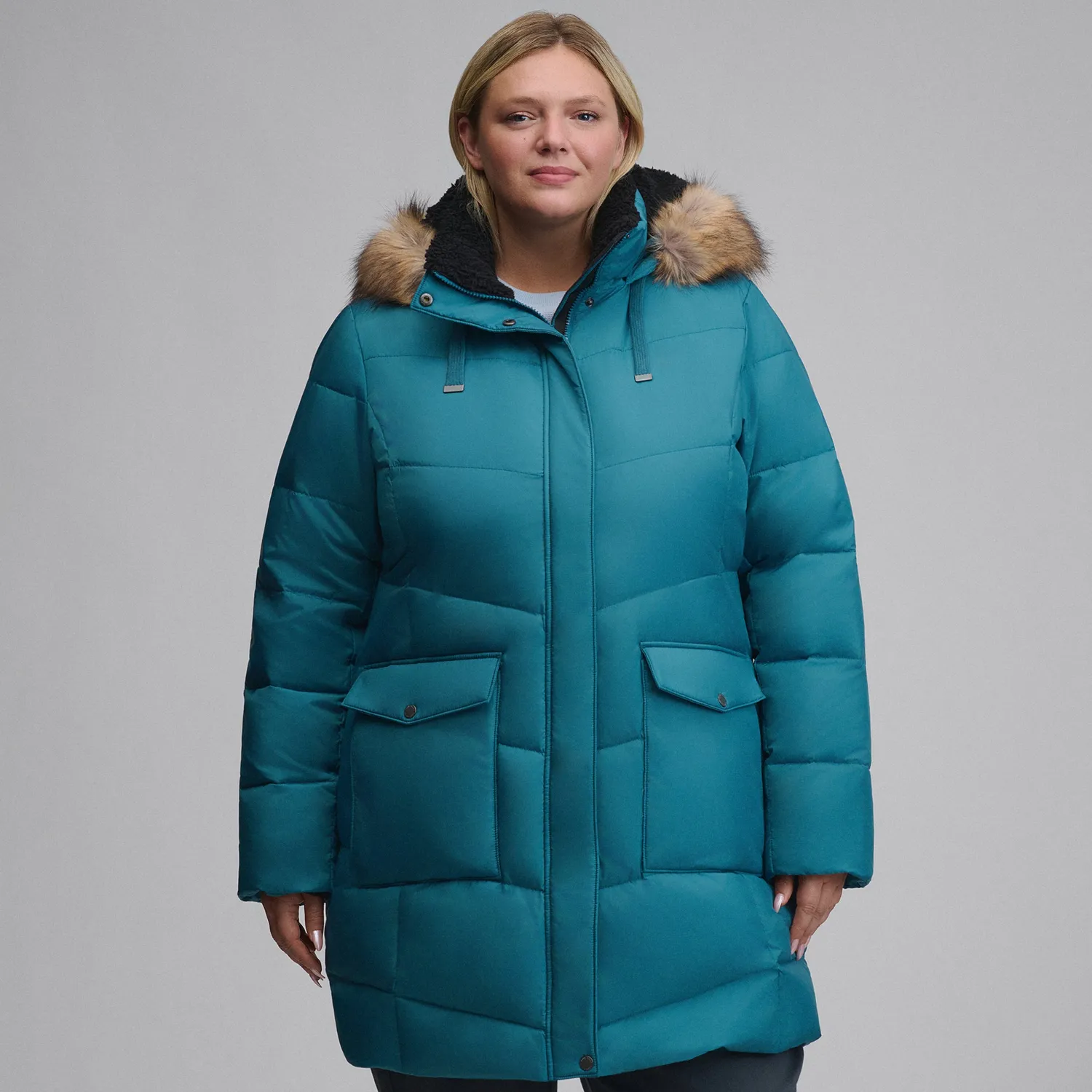 Eddie Bauer Lodge Cascadian parcă damă neagră cu puf