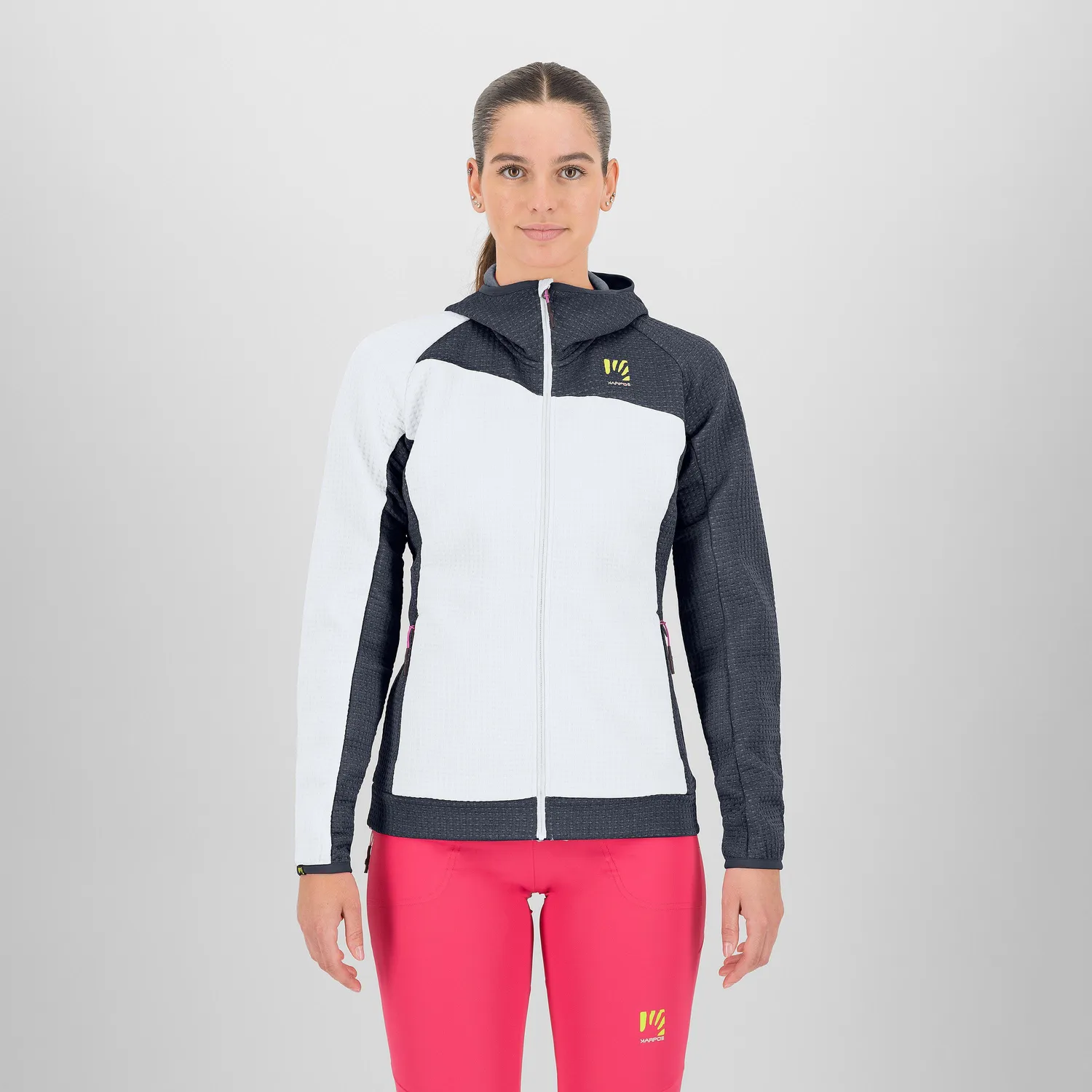 Karpos Averau W Full-Zip Hoodie fleece dama cu gluga