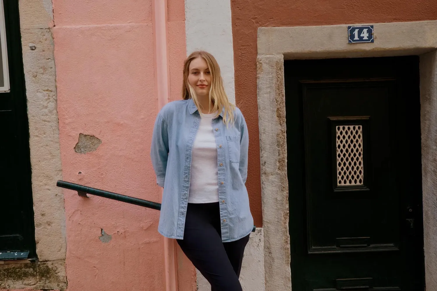 Eddie Bauer Denim Overshirt cămașă denim Bleached