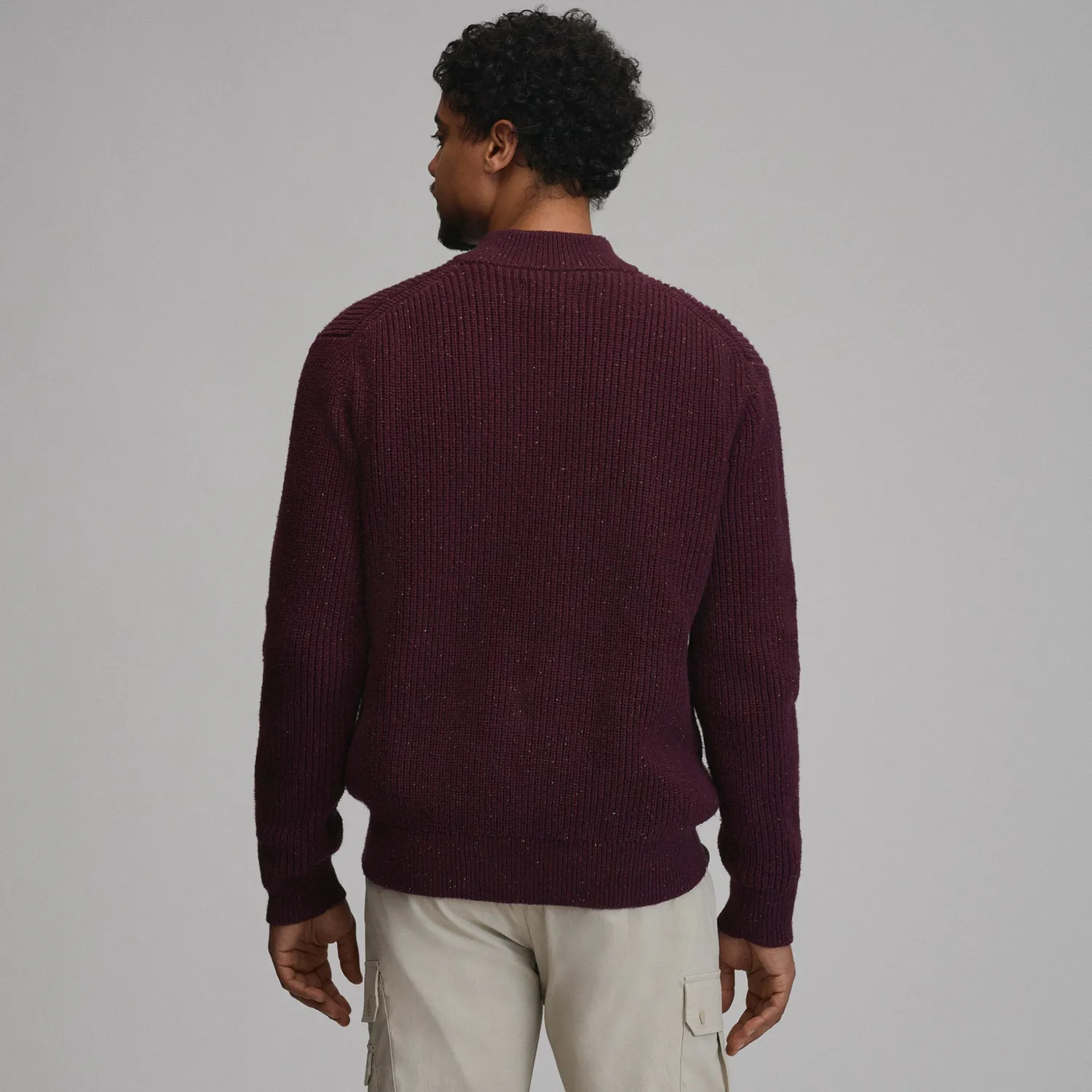 Eddie Bauer Fletcher Bay pulover fermoar Navy Heather cald