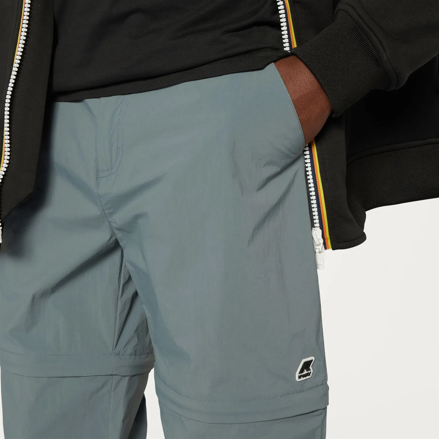 K-Way Sepaux pantaloni cargo barbati gri Everest 2in1