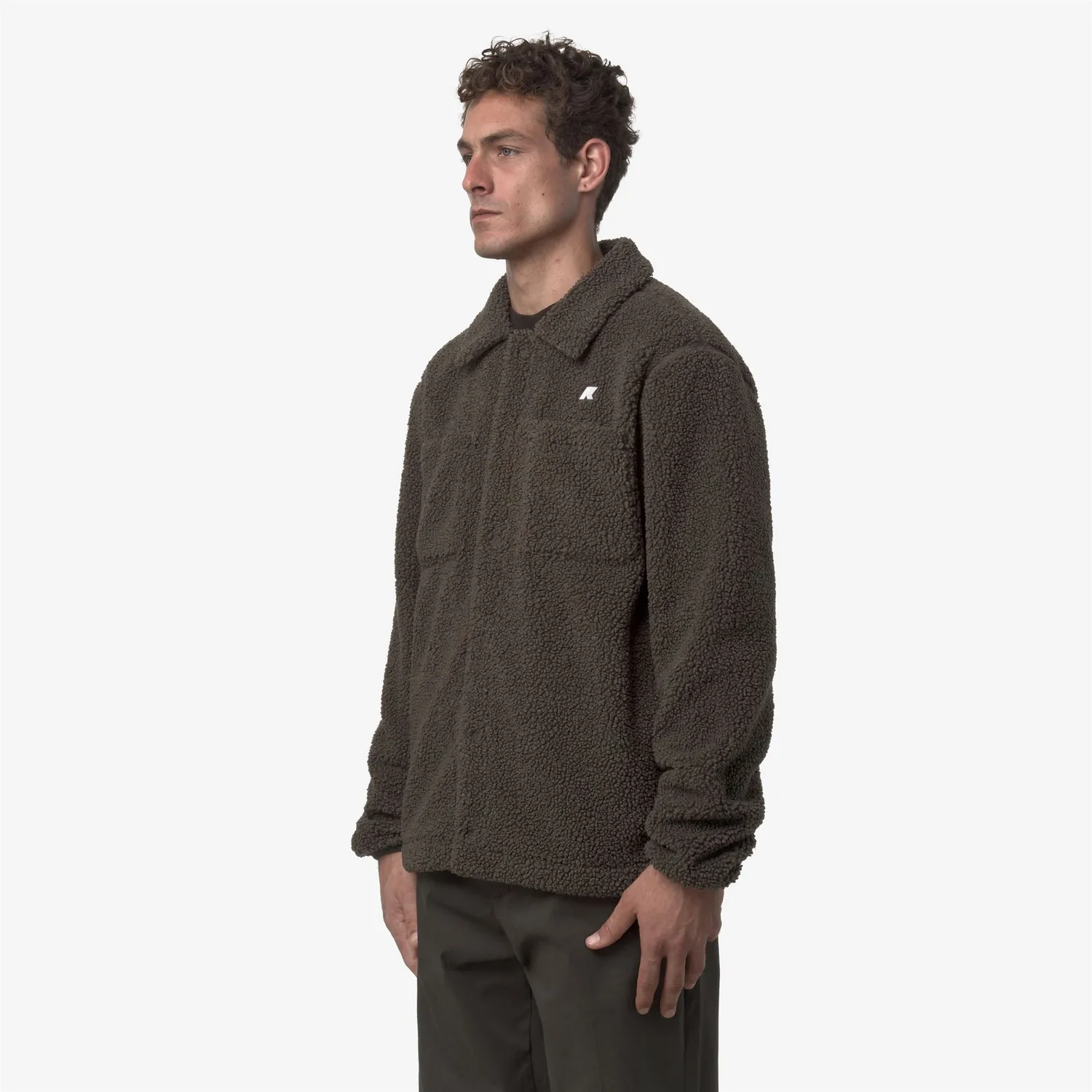 K-Way Cameron Sherpa Polar cămașă neagră fleece