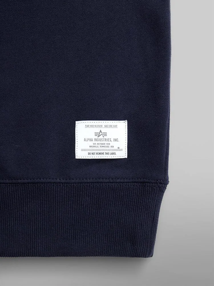 Alpha Industries Essential bluza crewneck albastru replica