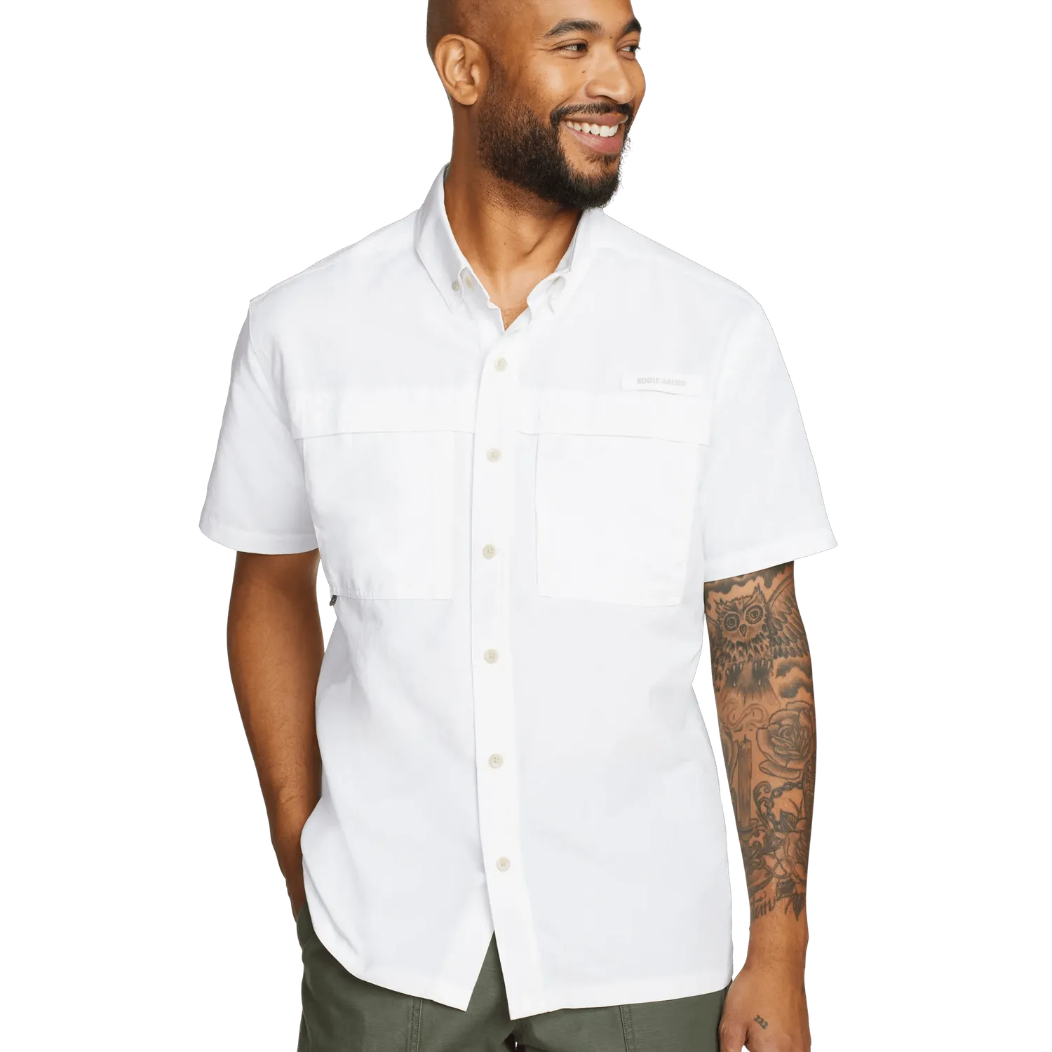 Eddie Bauer Rainier camasa barbati maneca scurta ripstop