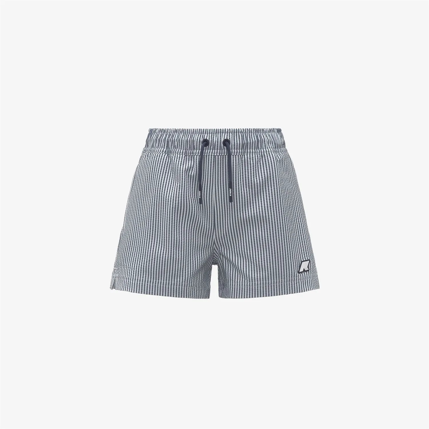 K-Way Hazel K71426W sort inot baieti alb cu dungi