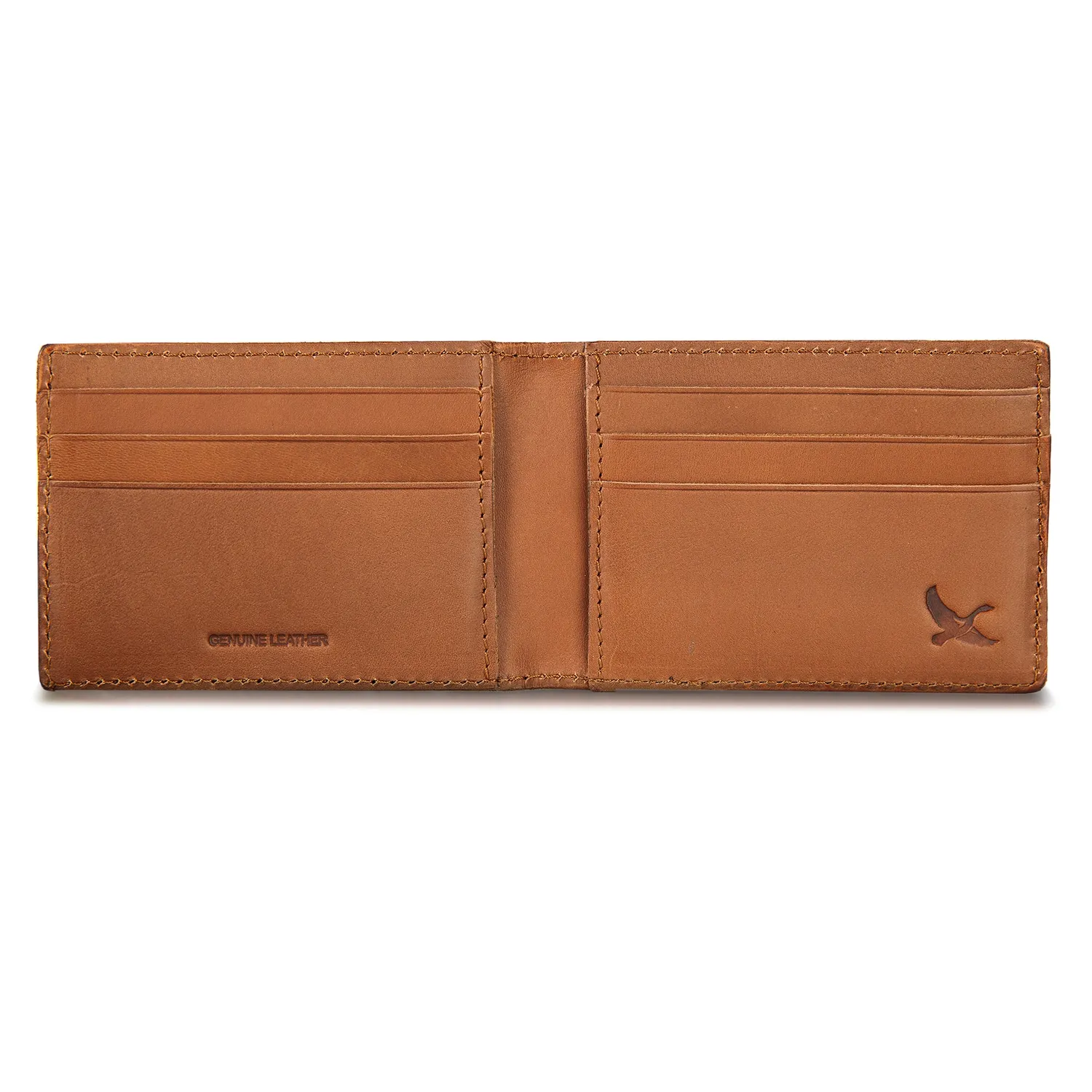 Eddie Bauer Outdoor Leather Portofel Piele Maro