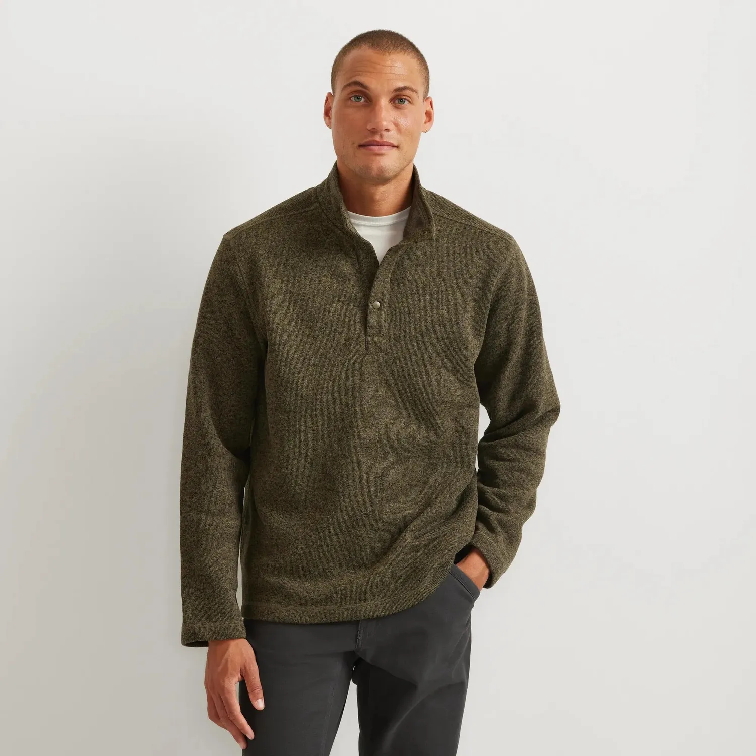 Eddie Bauer Radiator Fleece 2.0 bluză polar gri groasă