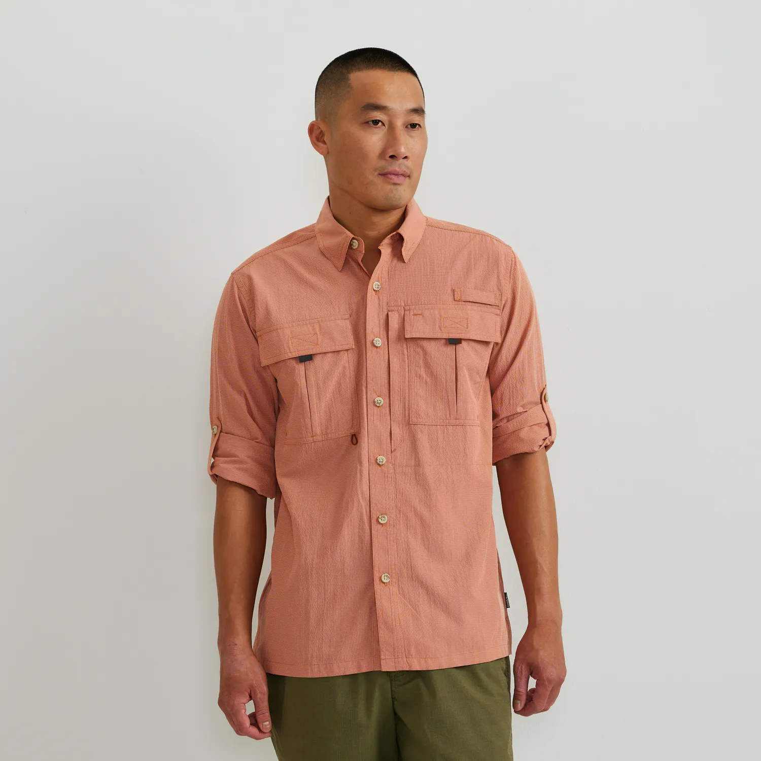Eddie Bauer UPF Guide 2.0 camasa Paprika M maneca lunga