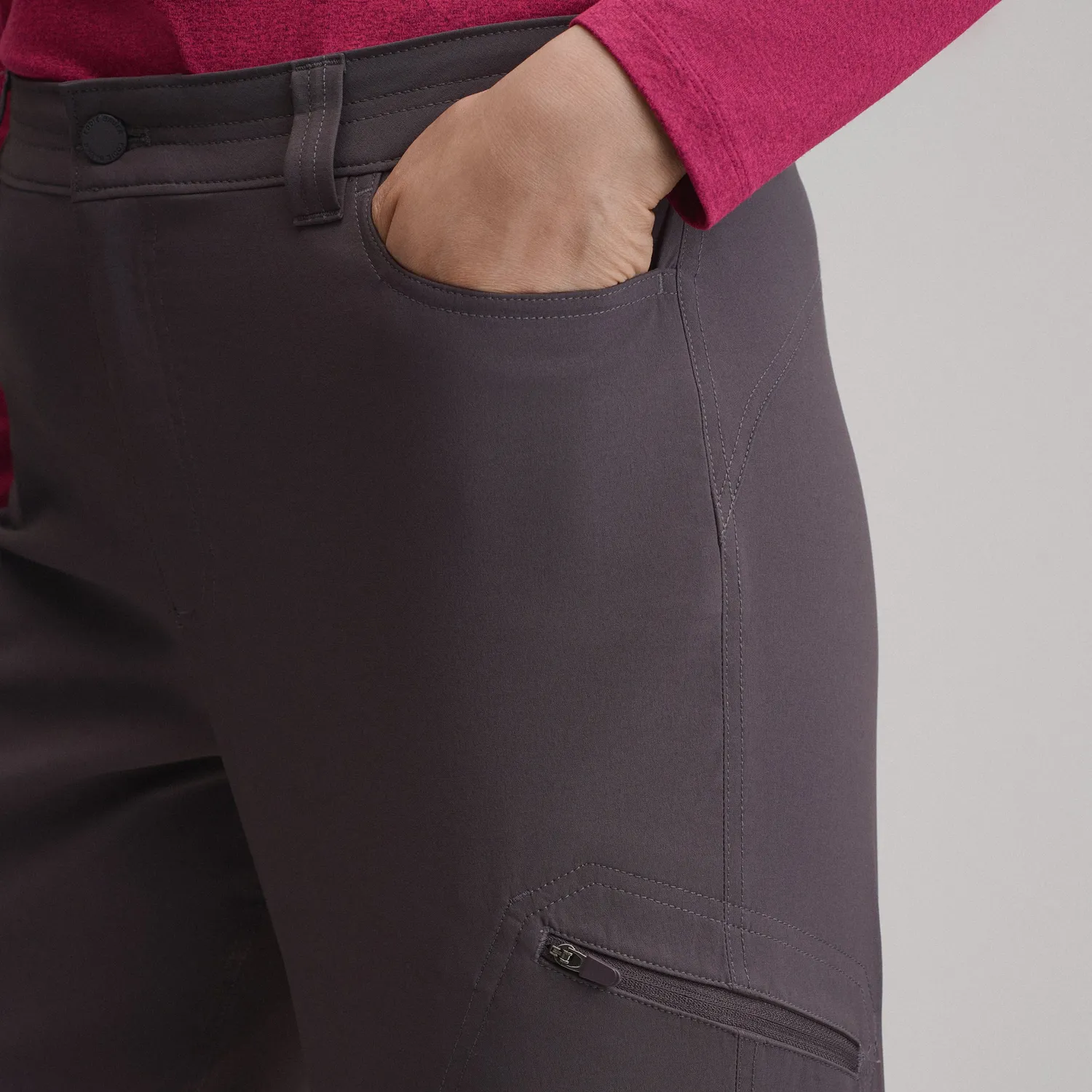 Eddie Bauer Guide Pro High Rise pantaloni dama negri