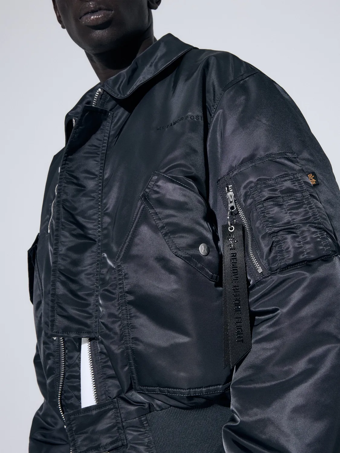 Alpha Industries Metamorfosi CWU 45 geaca bomber gri