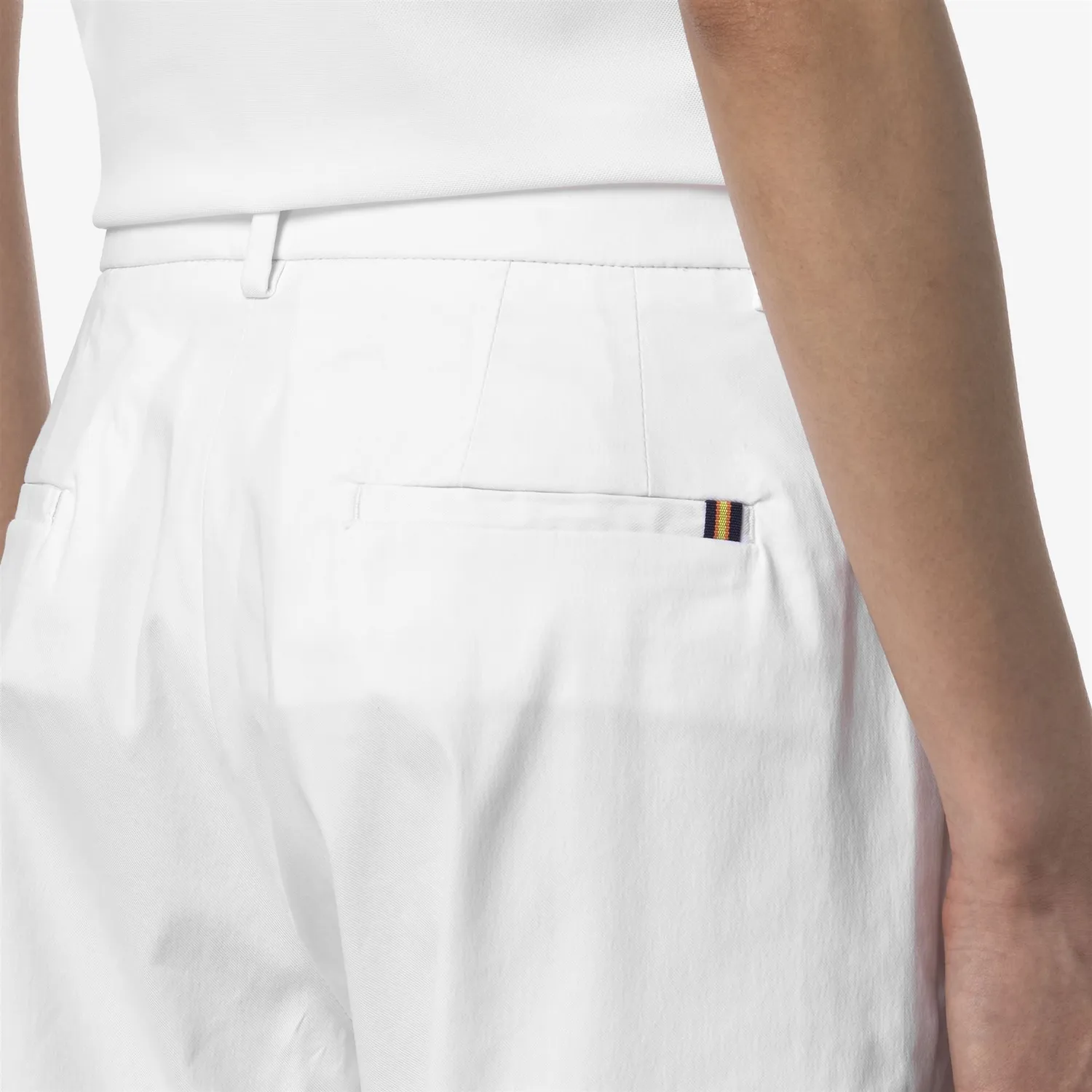 K-Way Eyre Twill Tech Golf pantaloni chino albi dama