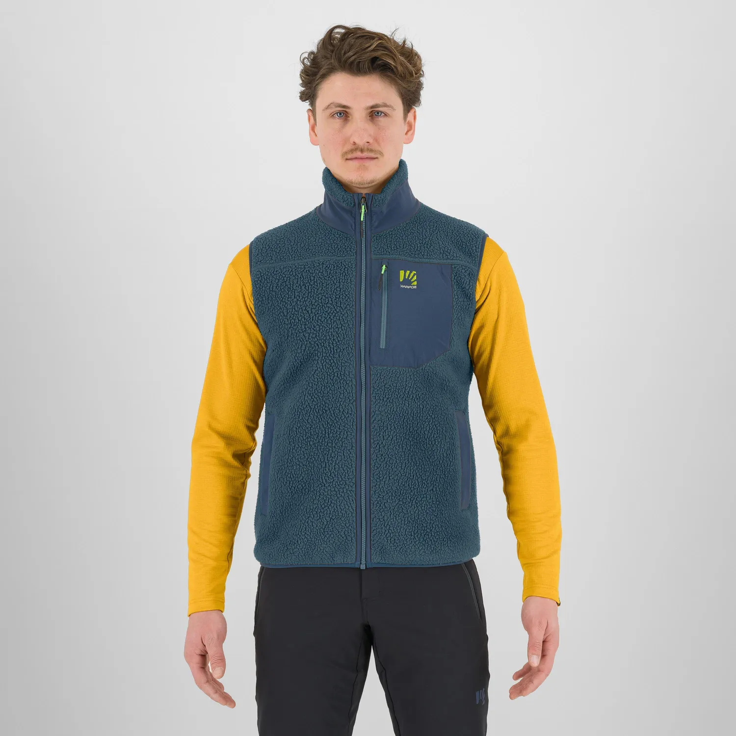 Karpos Moiazza Retrò vestă fleece cu fermoar