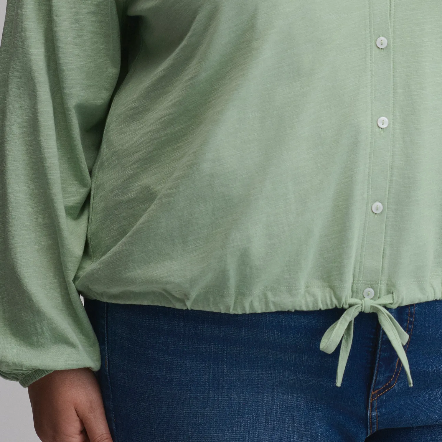 Eddie Bauer Long-Sleeve Button Front bluză damă mov călduroasă