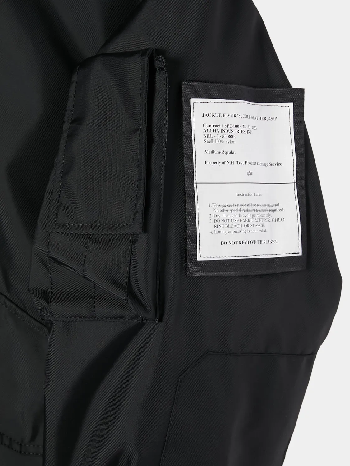 Alpha Industries CWU-106P N.Hoolywood geaca bomber negru