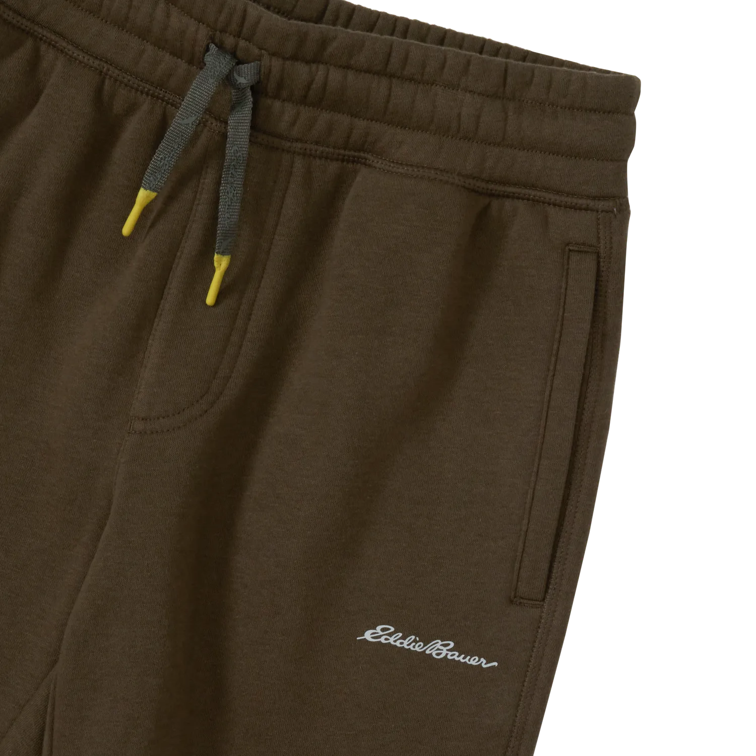 Eddie Bauer Camp Fleece Jogger pantaloni băieți negri fleece