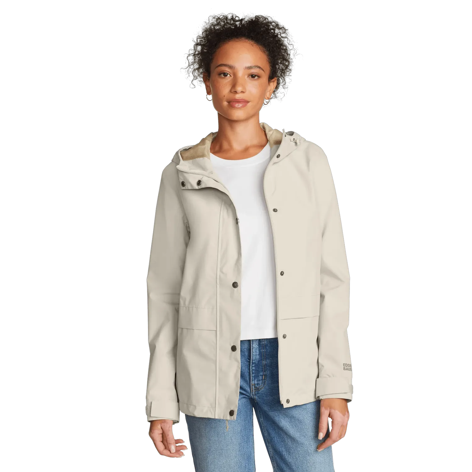 Eddie Bauer Rainfoil Storm geaca impermeabila dama cu gluga