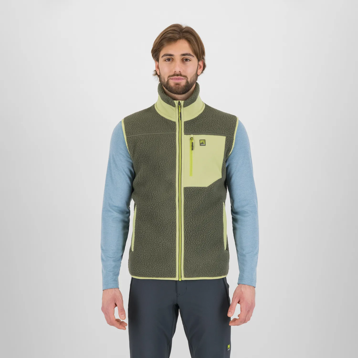 Karpos Moiazza Retrò vestă fleece cu fermoar