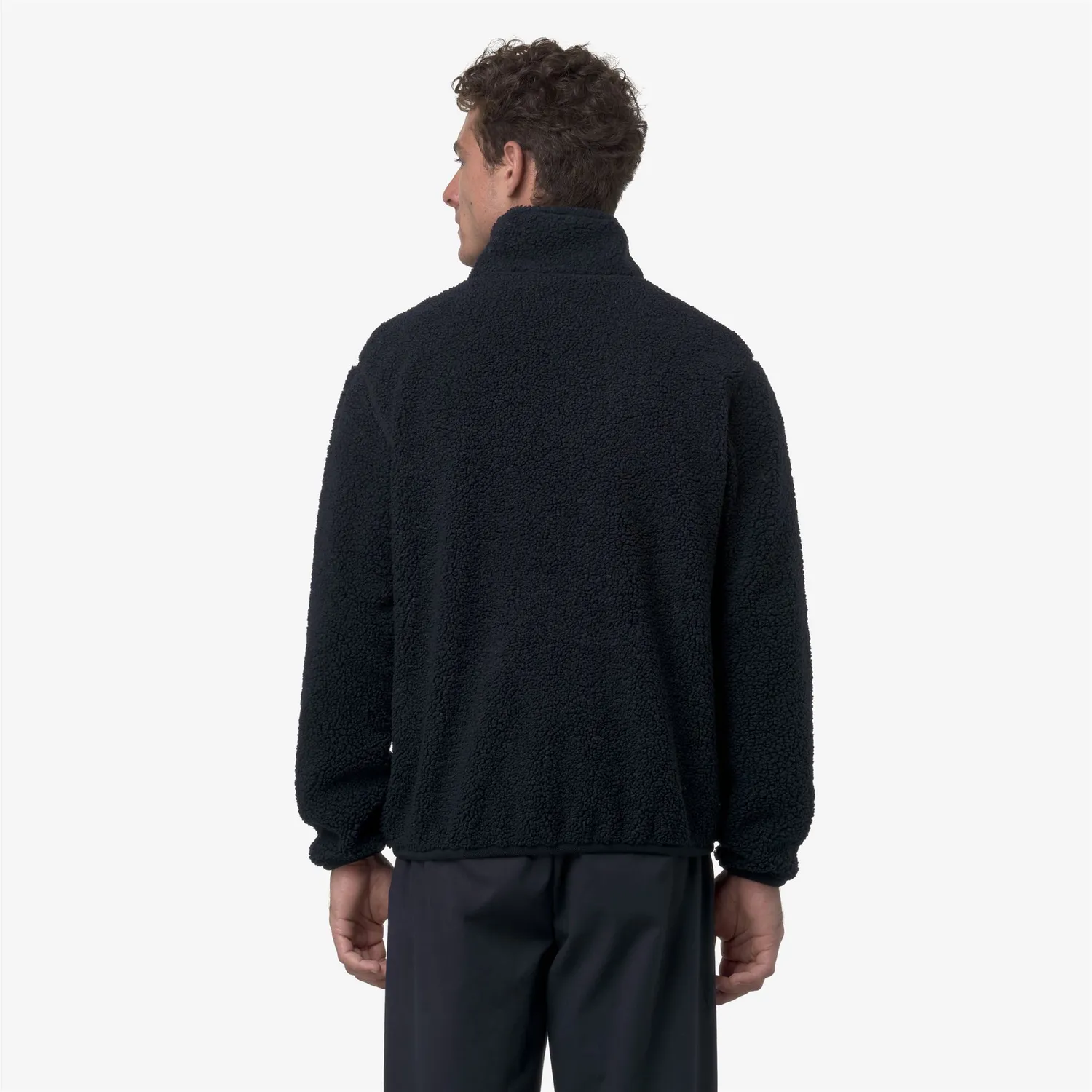 K-Way Pascal geaca fleece barbati albastru reversibila